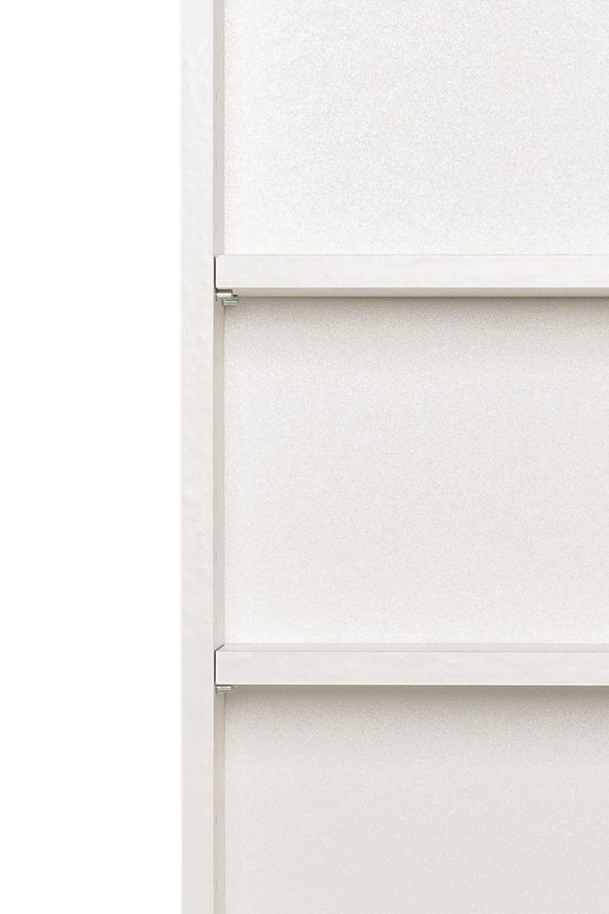 Colonne salle de bains Small 25cm 1 porte & 2 tiroirs - blanc brillant - Image 9