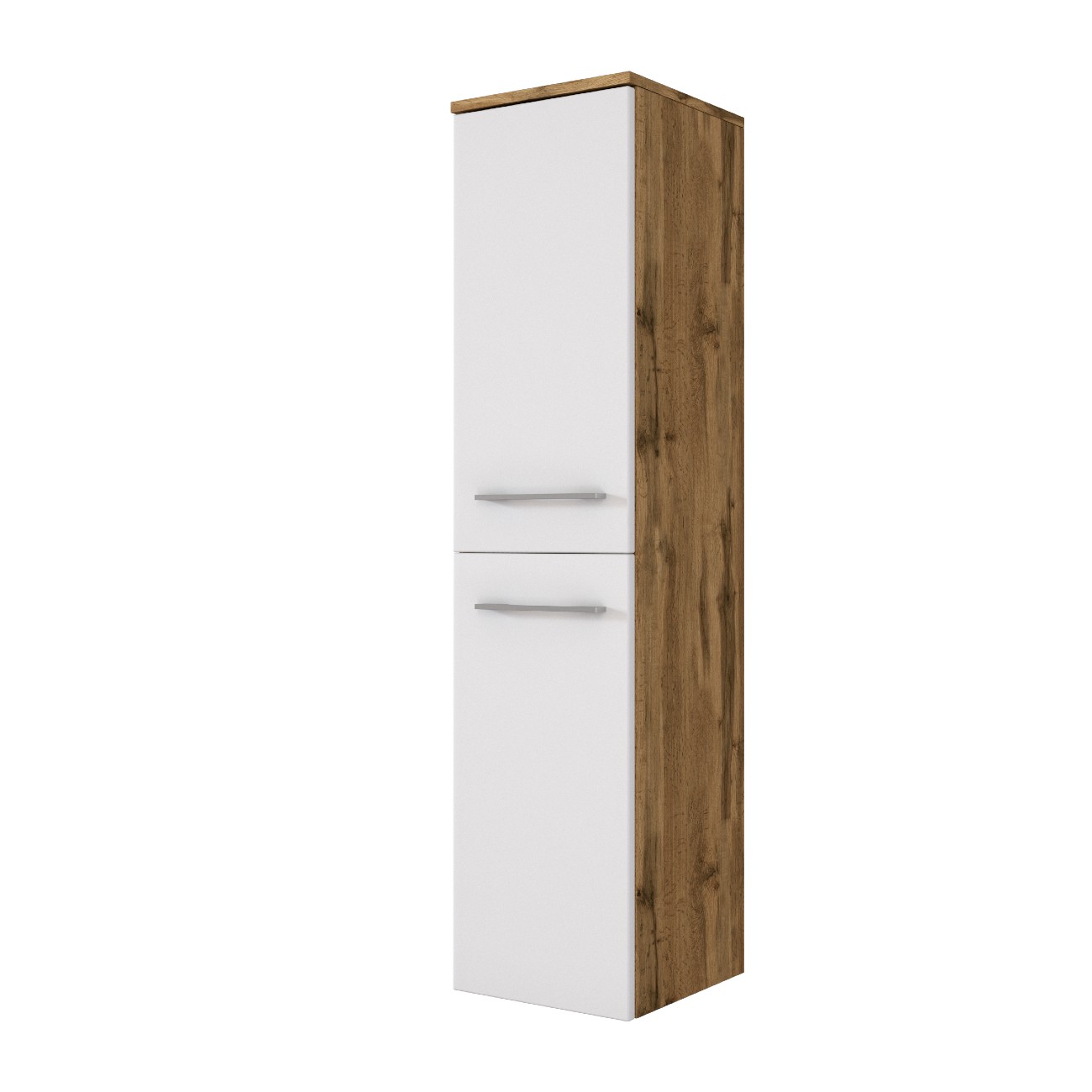 Colonne Sefa 30cm 2 portes - chêne/blanc - Image 10