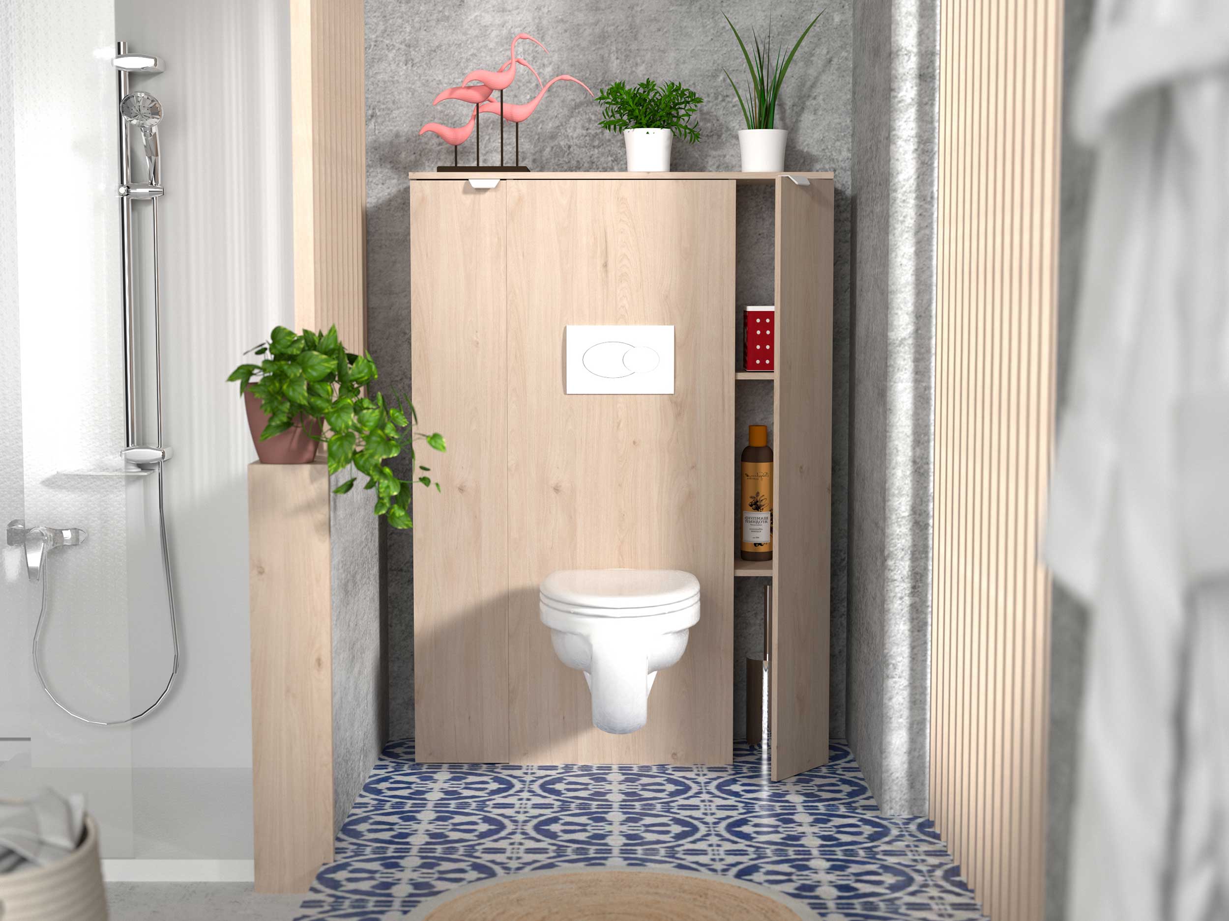 Colonne Swoop - chêne - Image 4