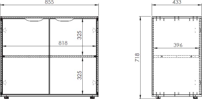 Commode Charlotte - blanc - Image 3