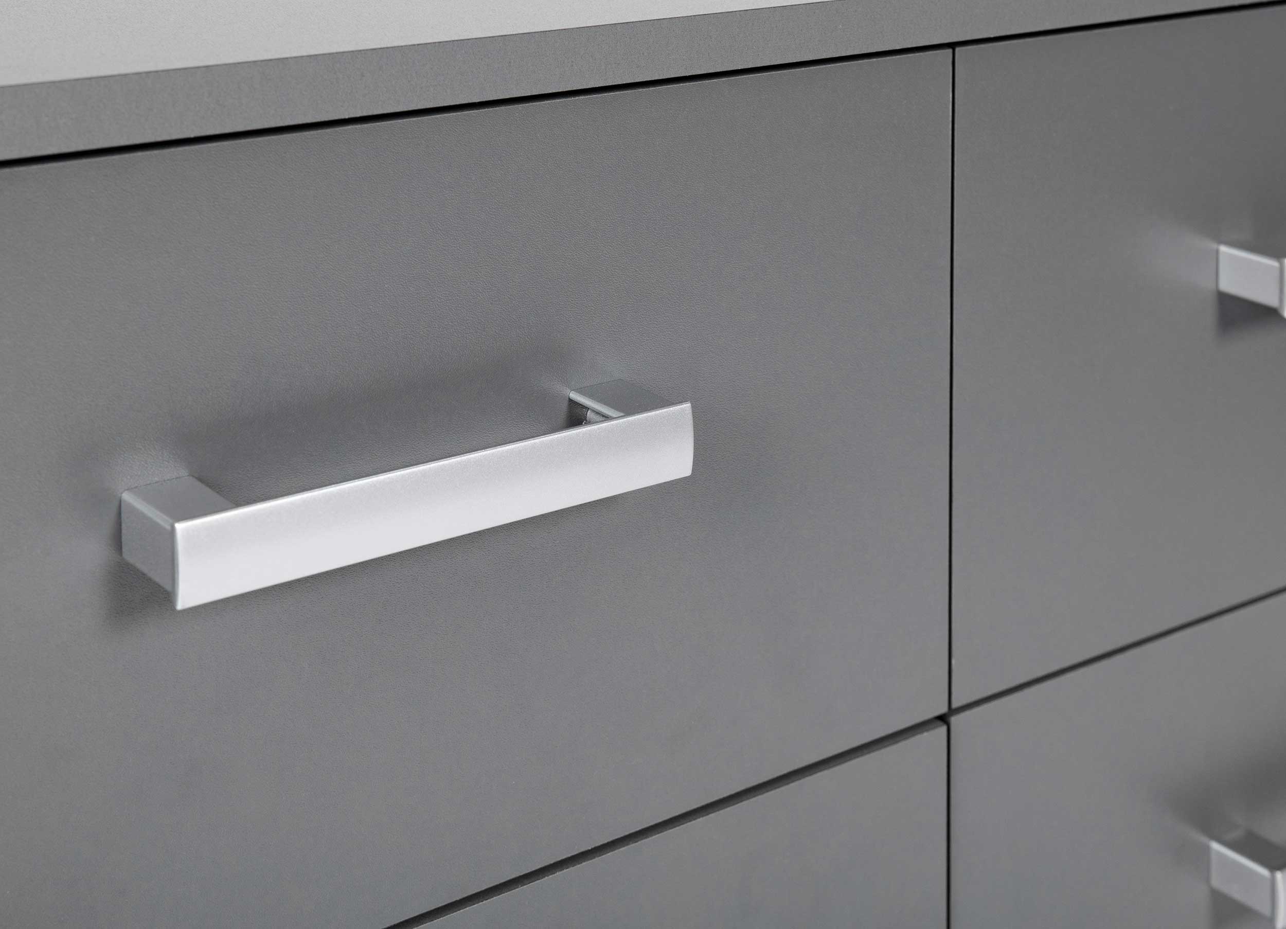 Commode Eden 122cm 6 tiroirs - gris graphite - Image 5