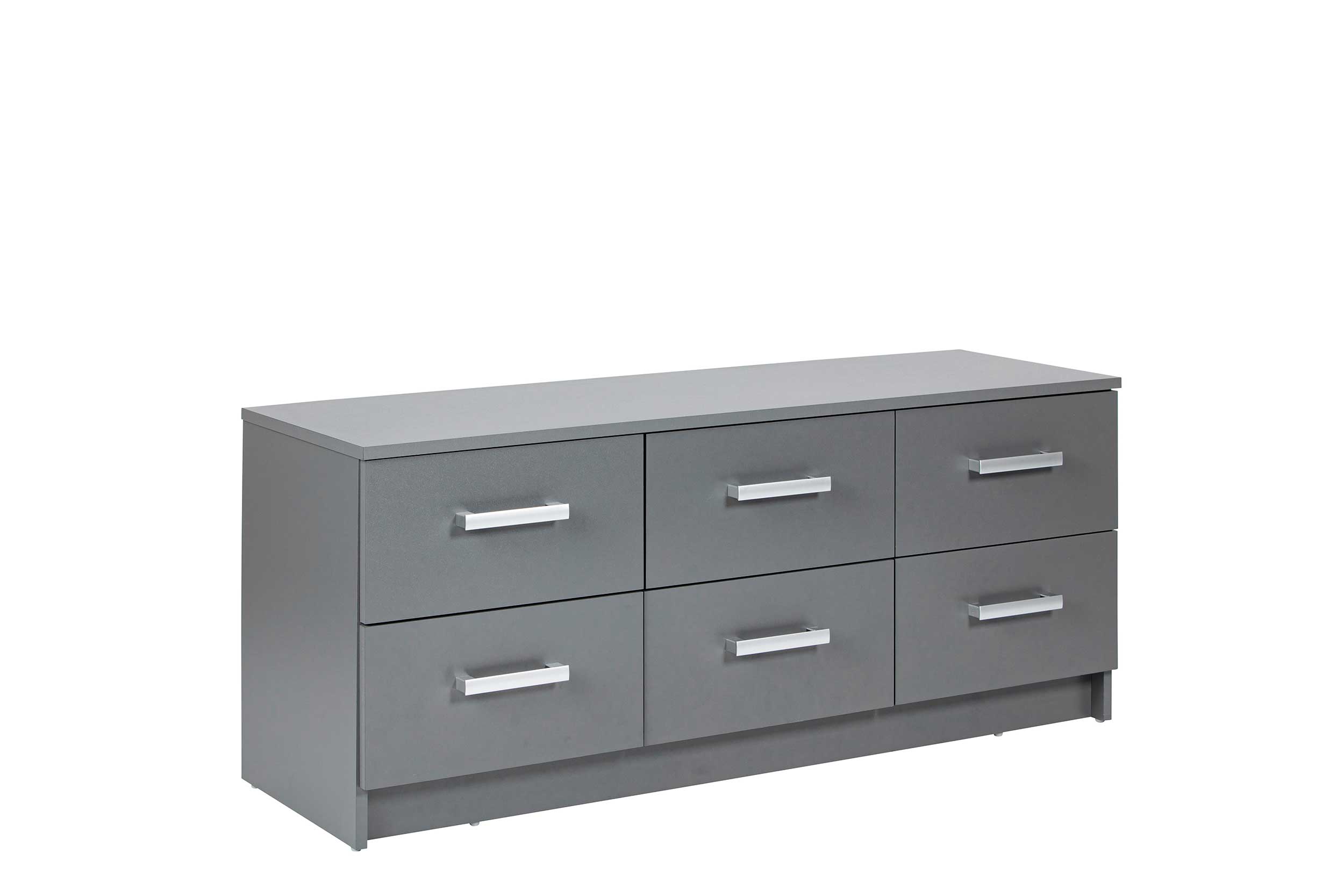 Commode Eden 122cm 6 tiroirs - gris graphite - Image 10