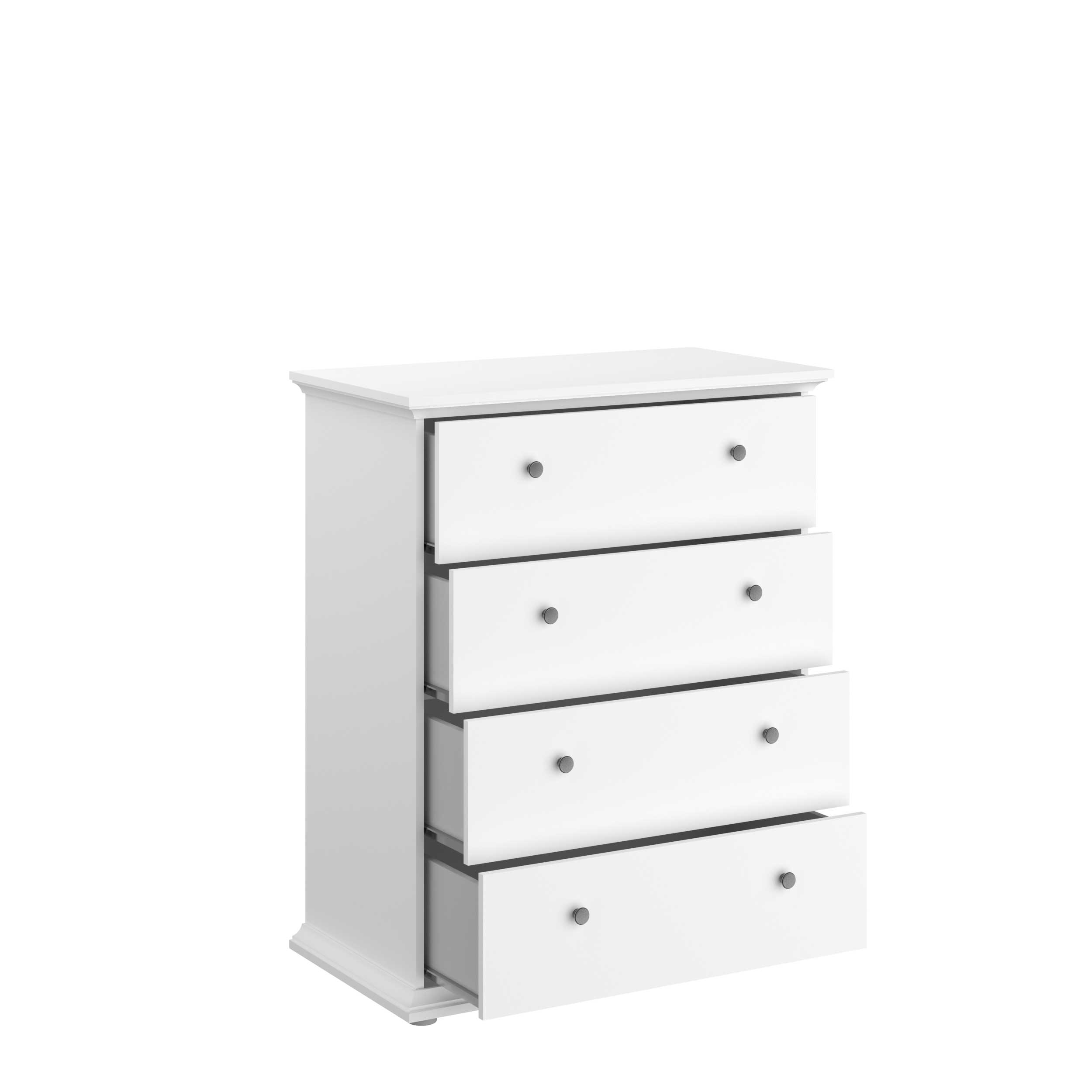 Commode Morgane 4 tiroirs - blanc - Image 7