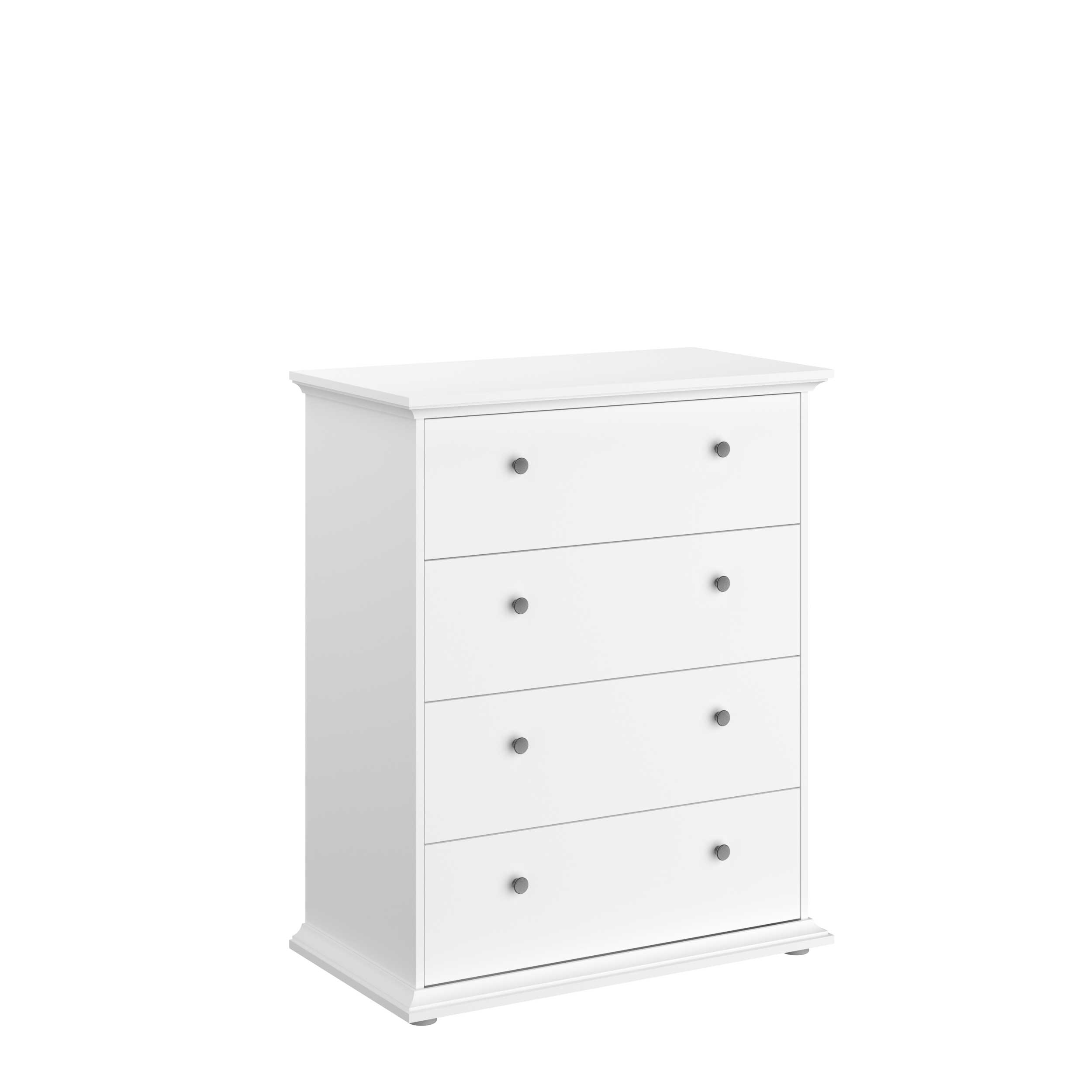 Commode Morgane 4 tiroirs - blanc - Image 9
