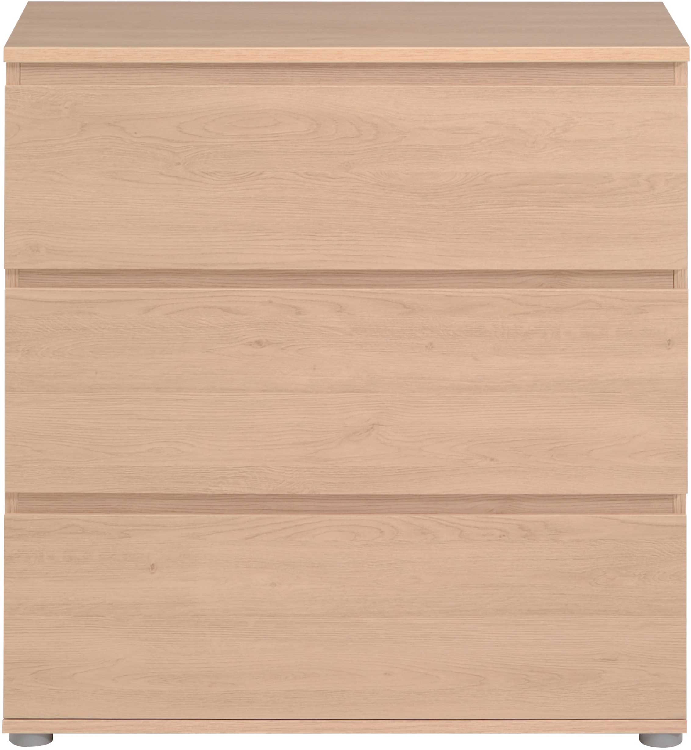 Commode Nux 3 tiroirs - chêne - Image 3