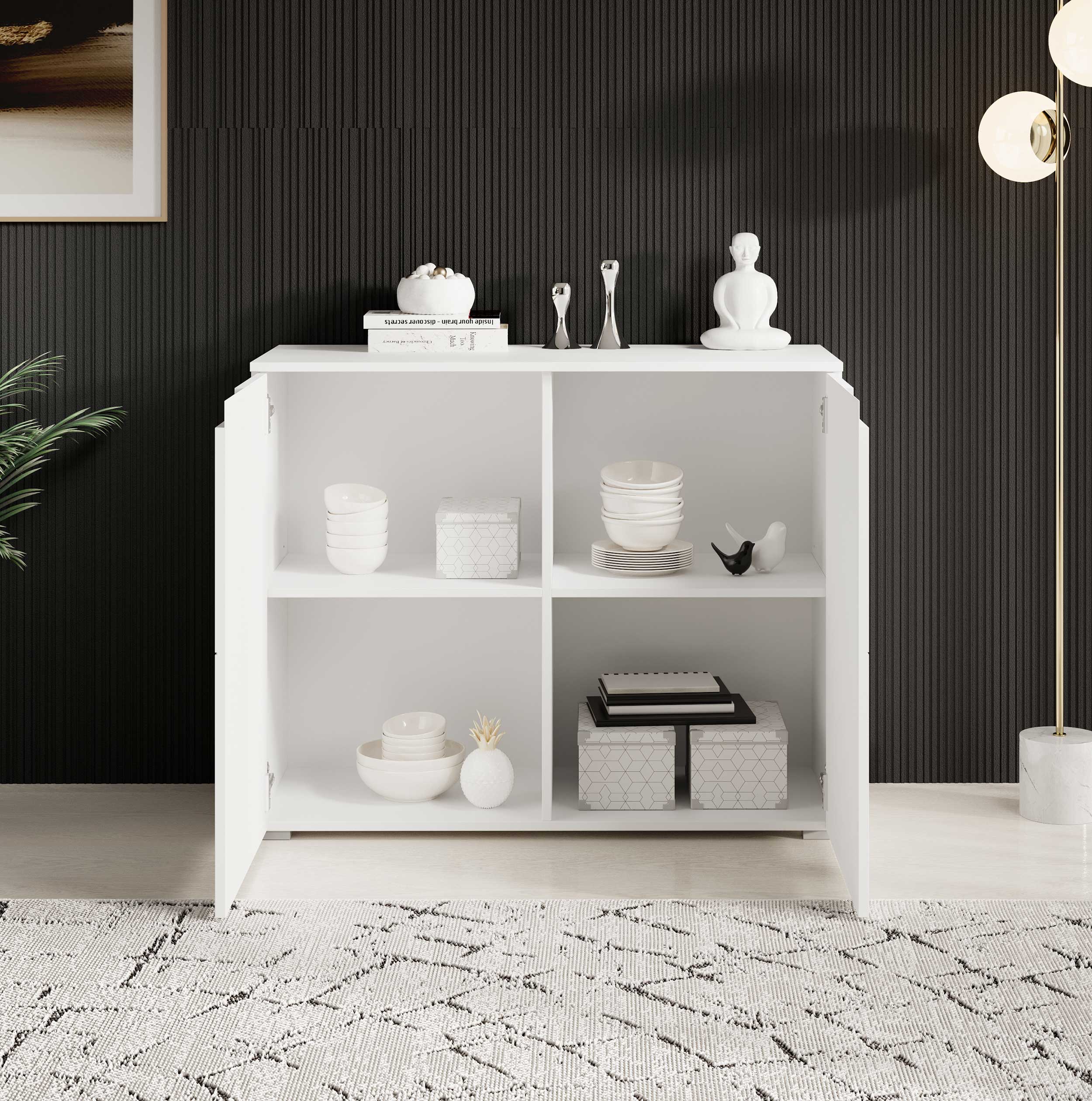 Commode Peso 2 portes - blanc - Image 2