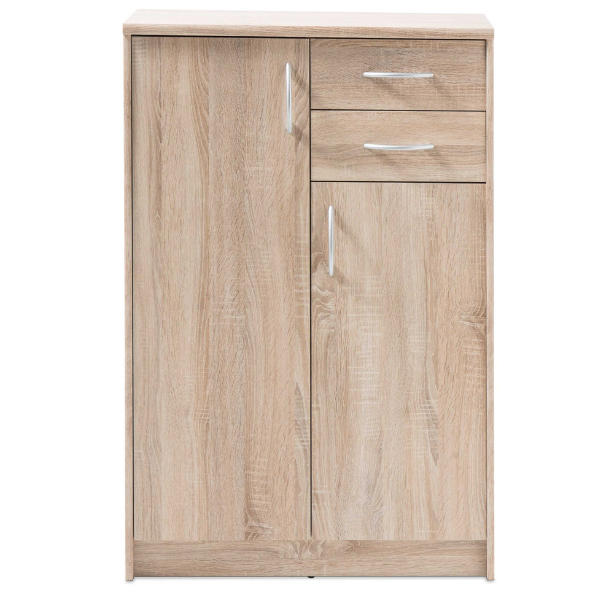 Commode Ultima 74cm avec 2 portes & 2 tiroirs - sonoma chêne