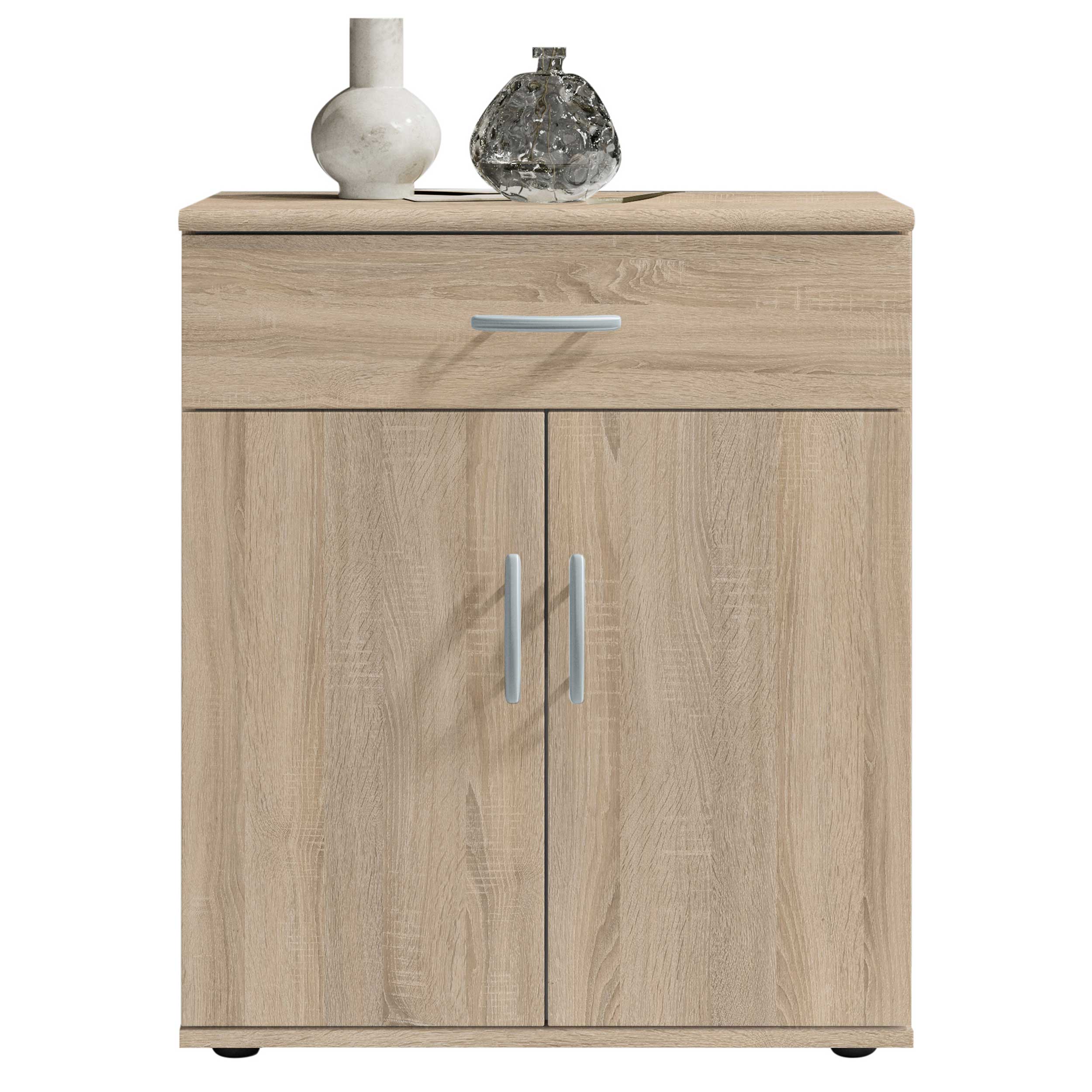 Commode Viviane 60cm avec 2 portes & 1 tiroir - chêne - Image 3