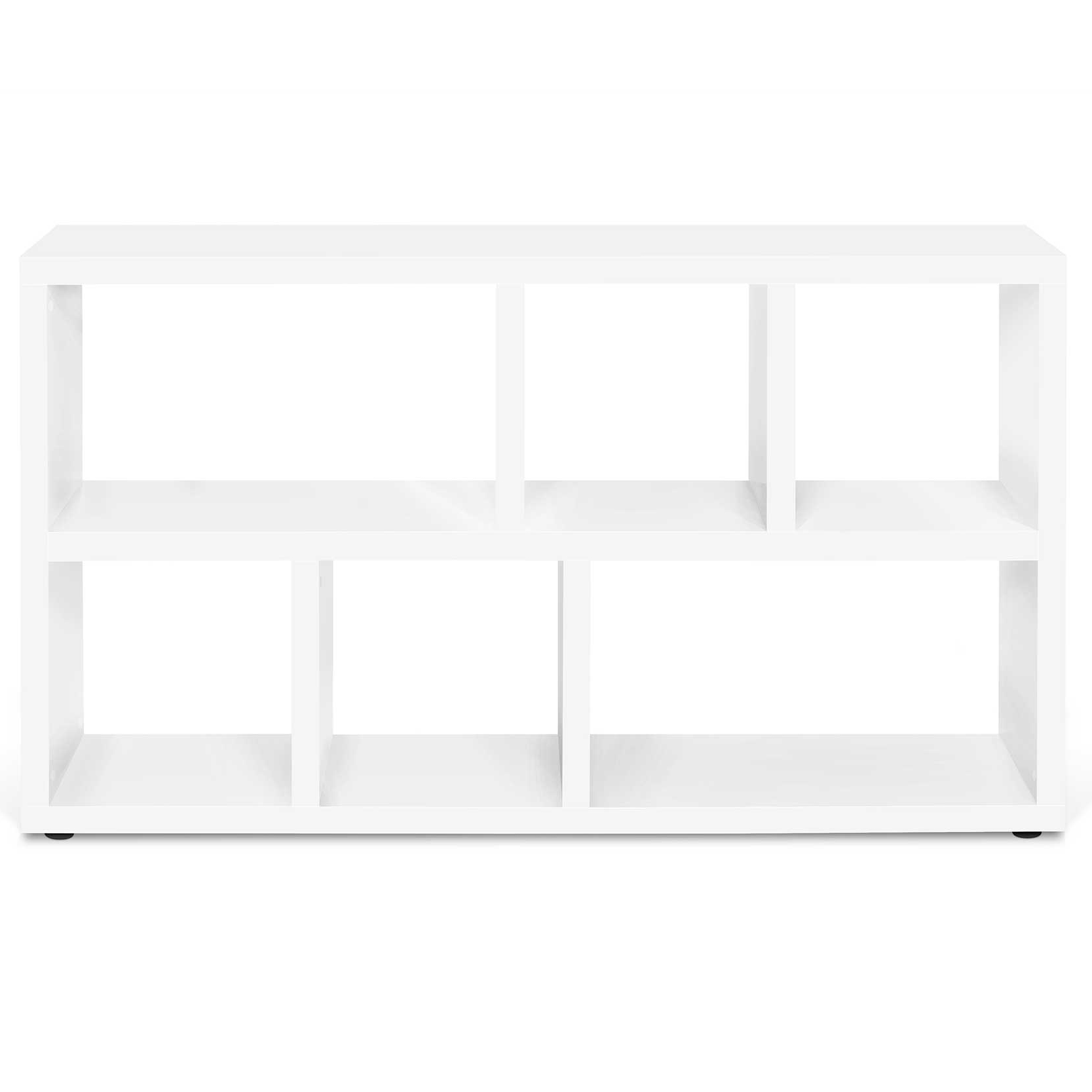 Console Berkeley 6 compartiments - blanc - Image 4