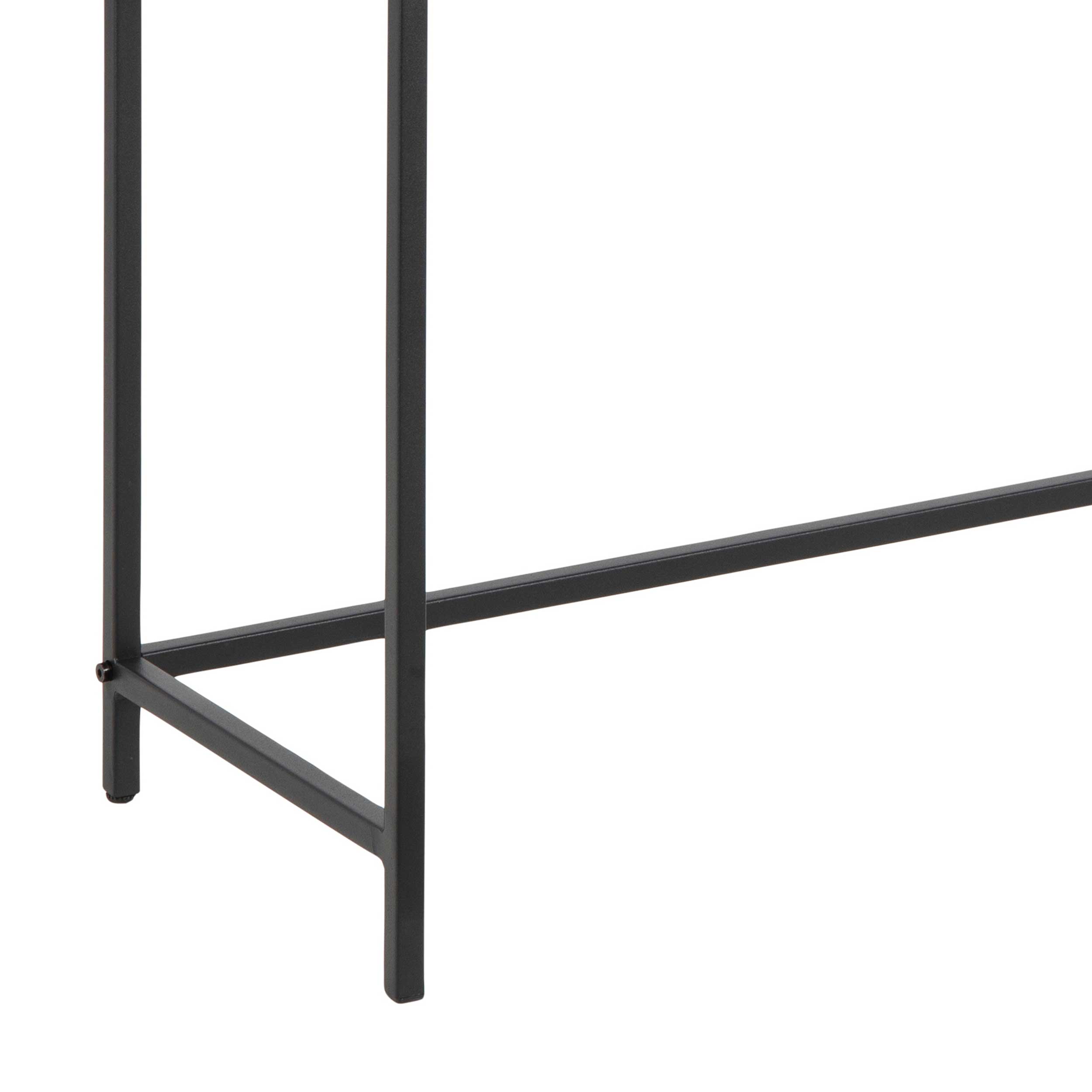 Console Dover 120cm industriel - noir - Image 4