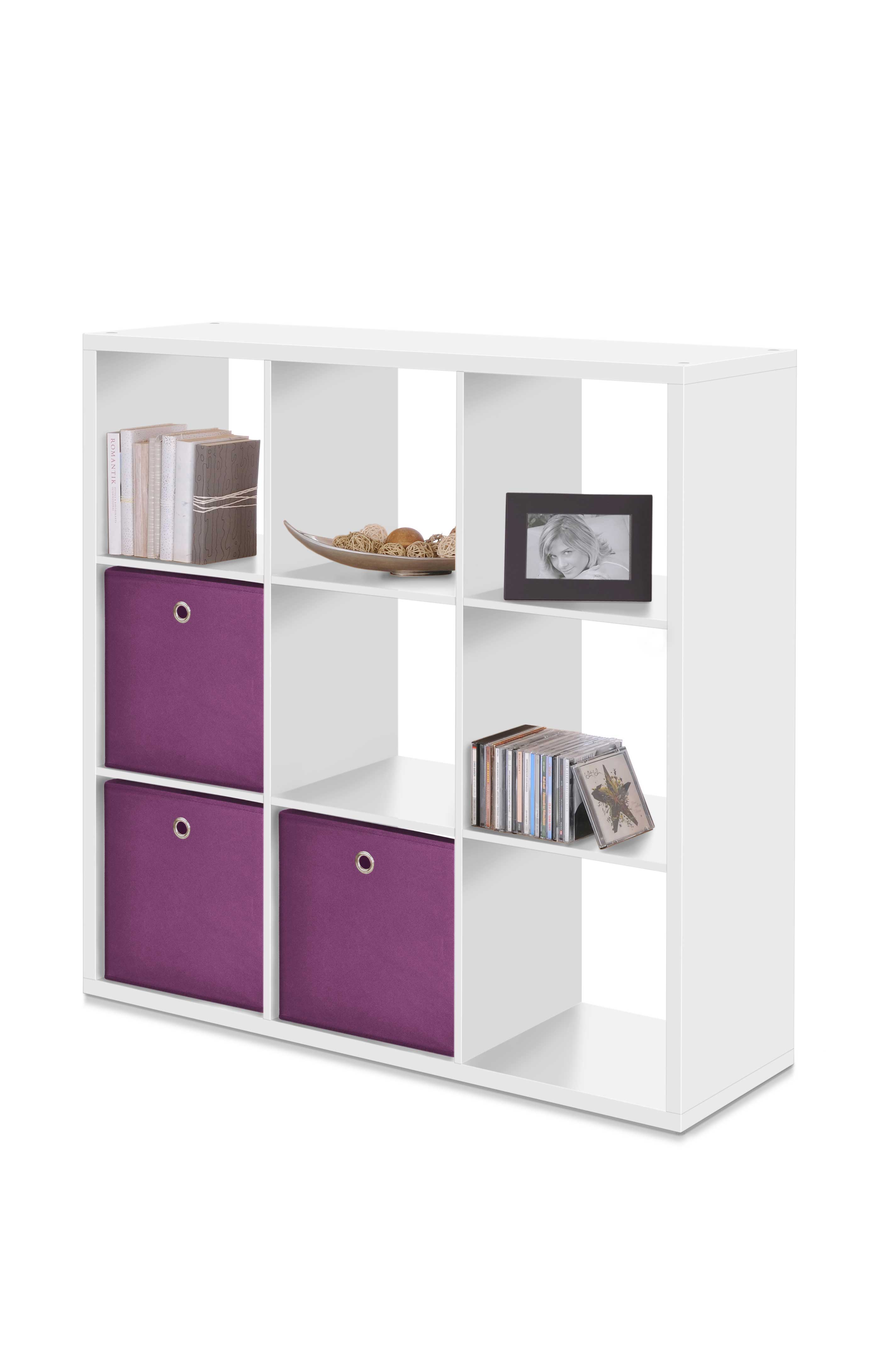 Cube de rangement Max 9 niches - blanc - Image 3