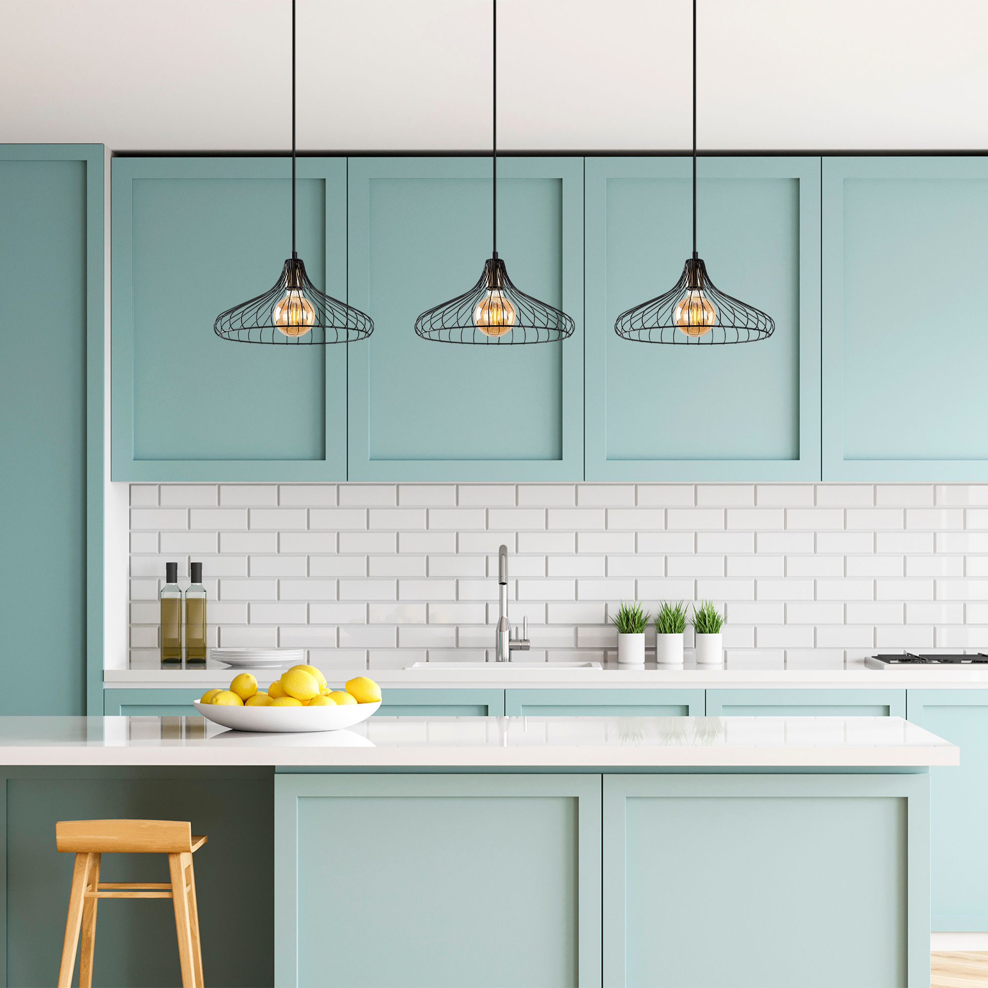 Depay Lustre | Hauteur réglable | Noir, style antique - Image 6