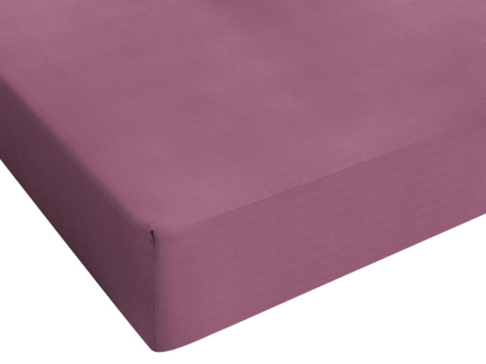 Drap-housse Jersey rose 80/90/100x200cm - Image 1