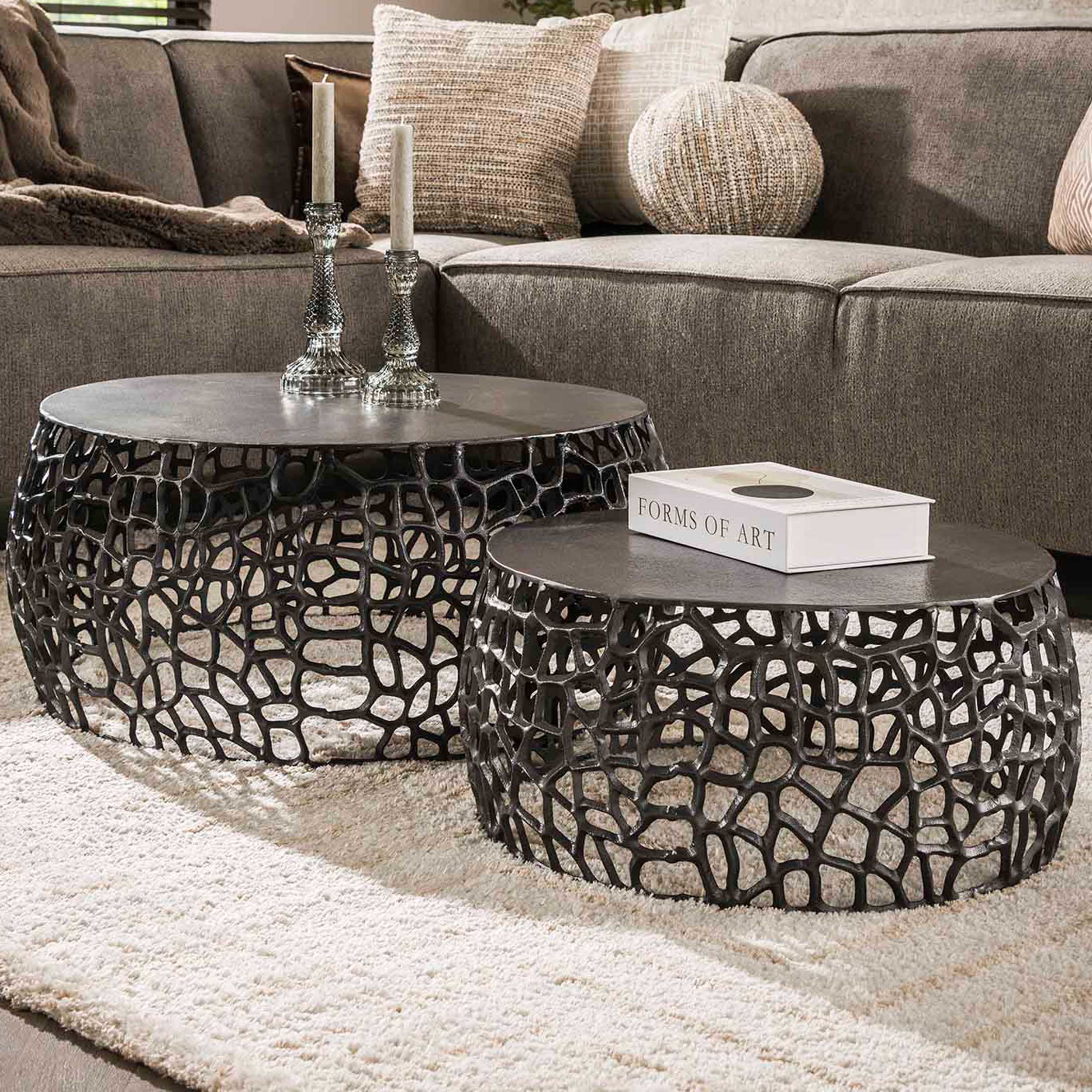 Ensemble de 2 tables basses Lou