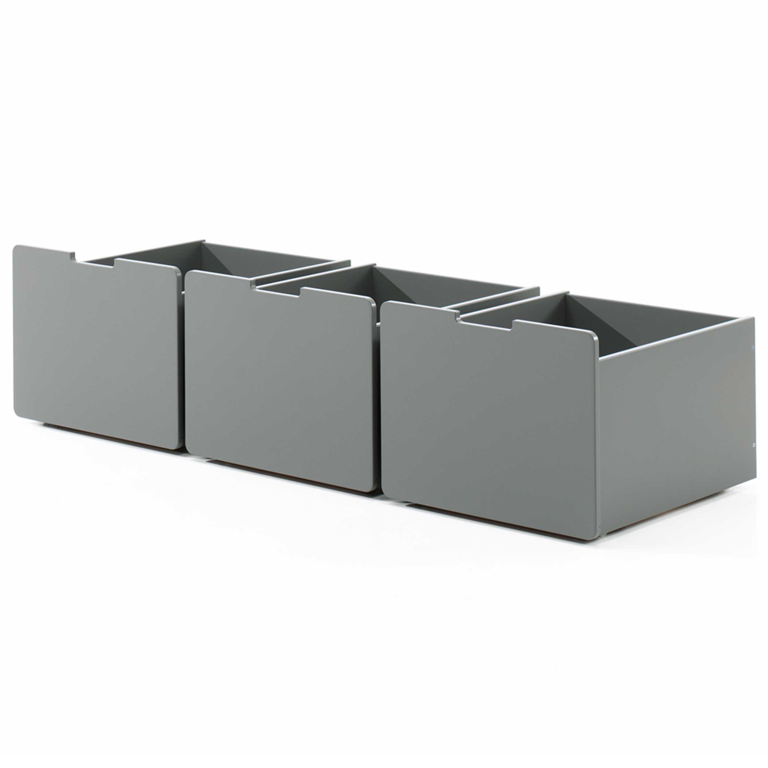 Ensemble de 3 tiroirs Pip - gris - Image 4