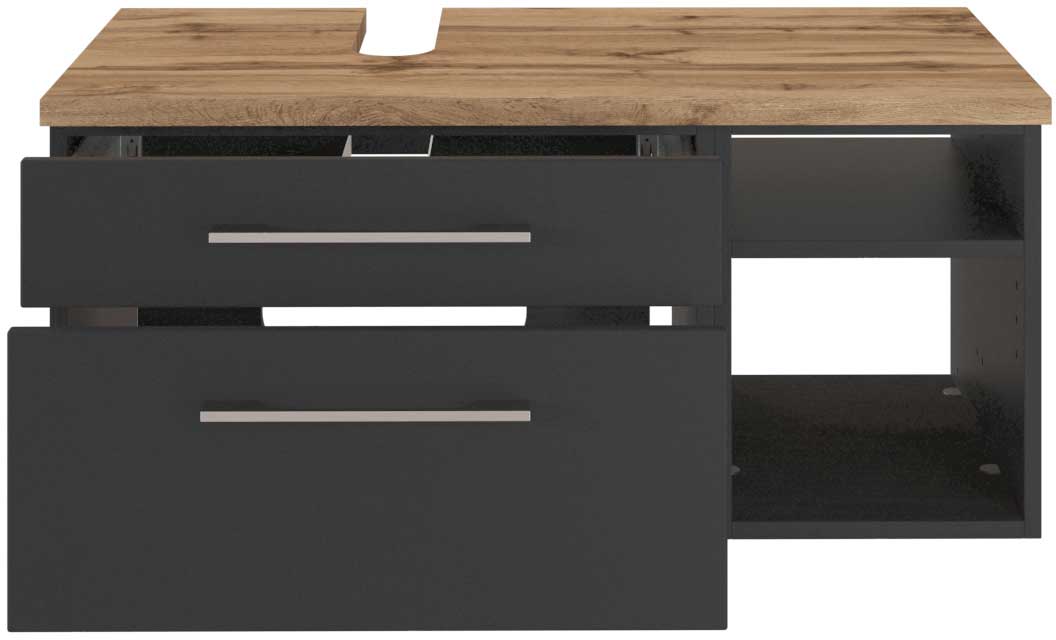 Ensemble salle de bains Dasa 5 gauche - graphite/gris mat - Image 7