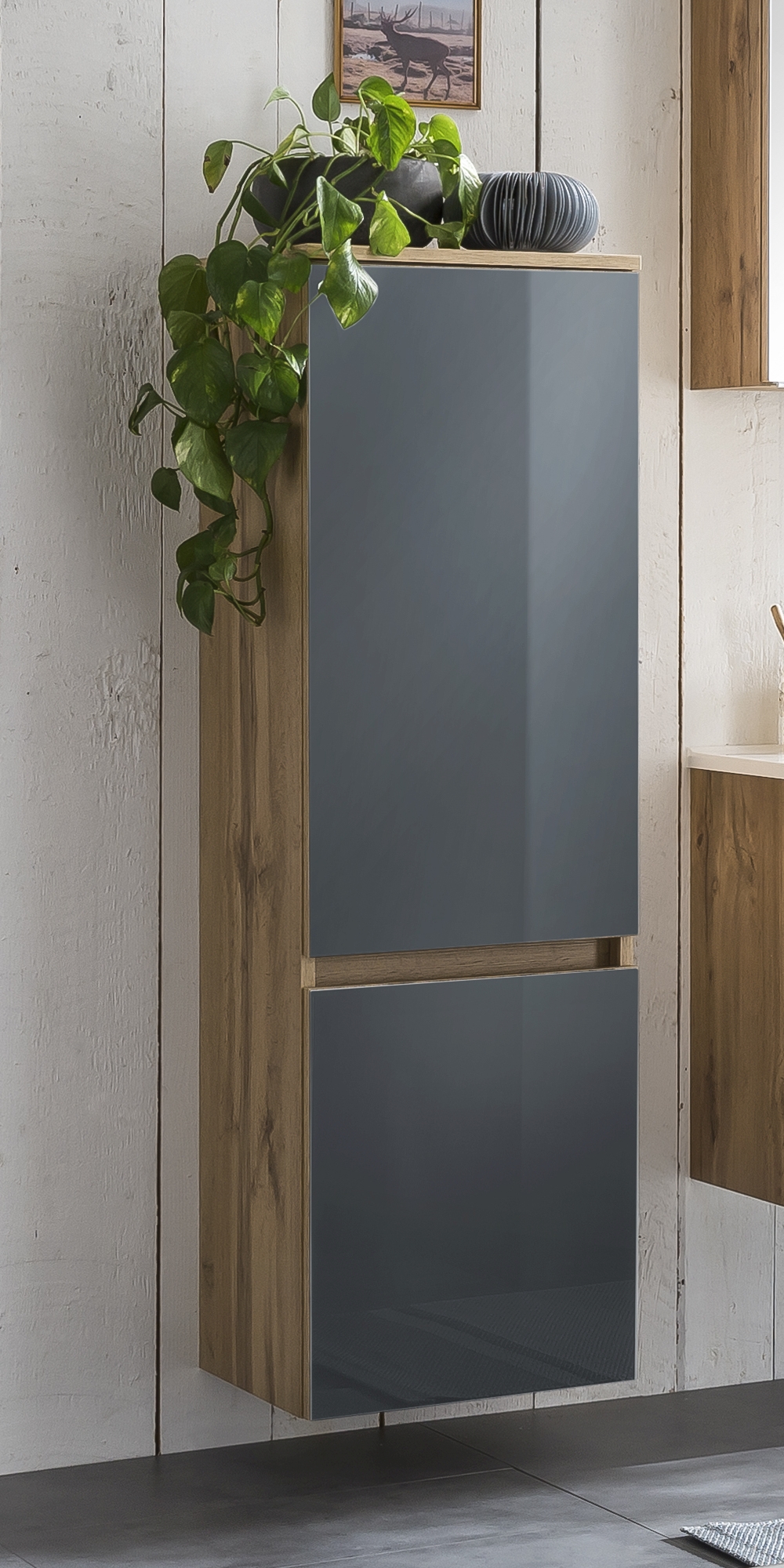 Ensemble salle de bains Helina 4 5 pièces - chêne/gris - Image 12