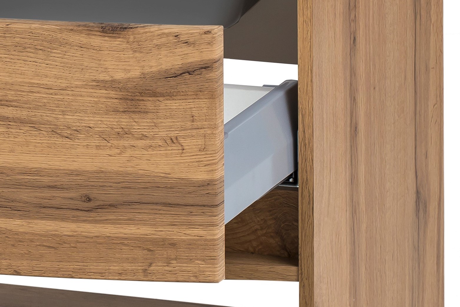 Ensemble salle de bains Kornel 1 à 2 pièces avec vasque blanche - chêne - Image 12