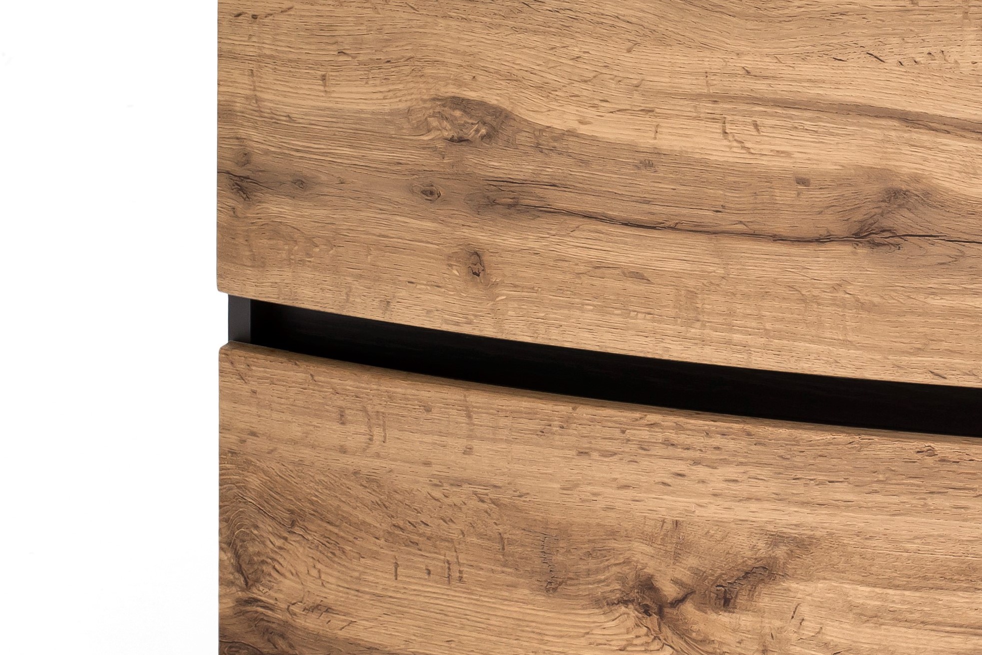 Ensemble salle de bains Kornel 1 à 2 pièces avec vasque grise - gris graphite/chêne - Image 12