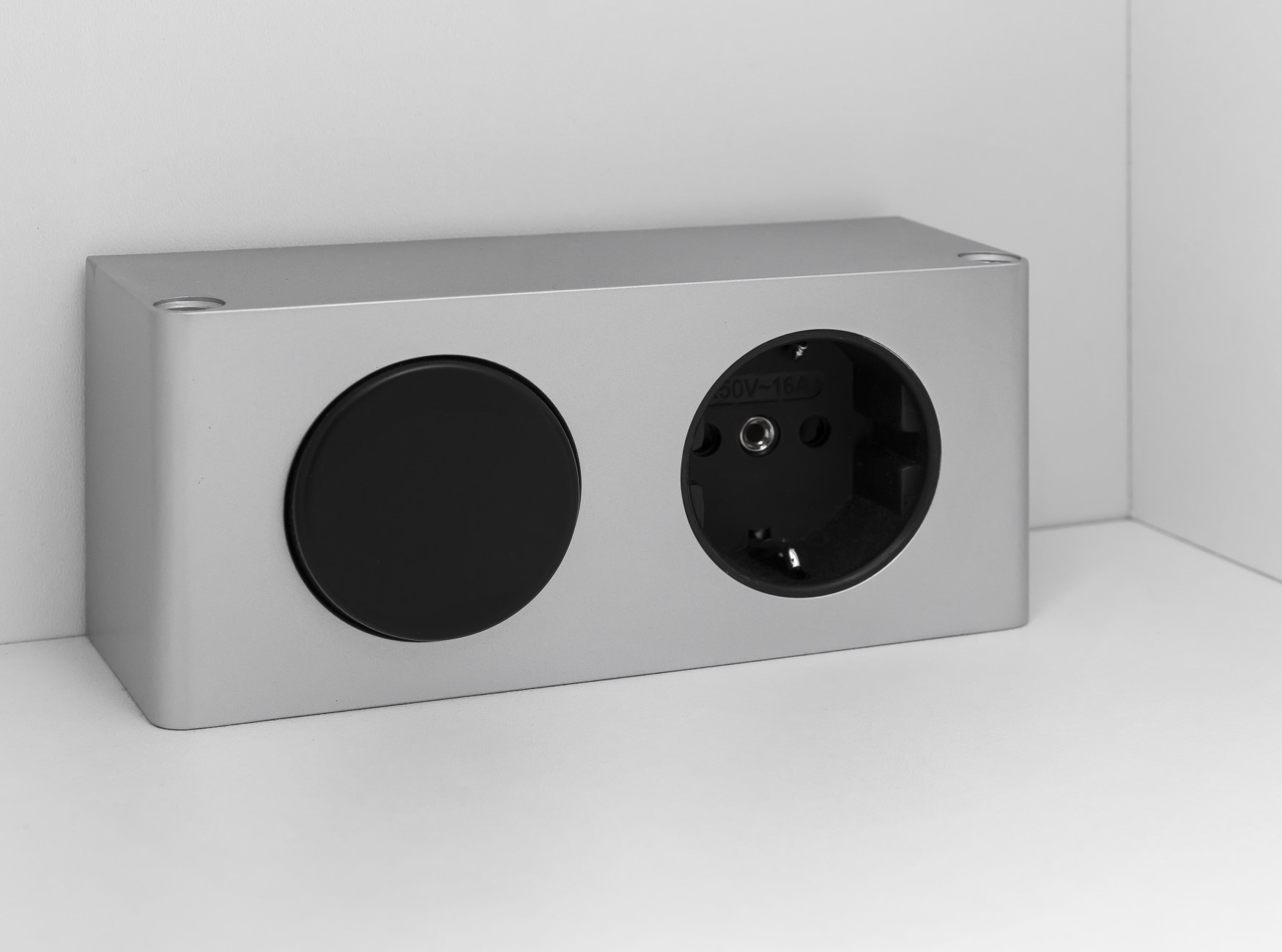 Ensemble salle de bains Kornel 10 à 4 pièces avec vasque grise - gris graphite/chêne - Image 2