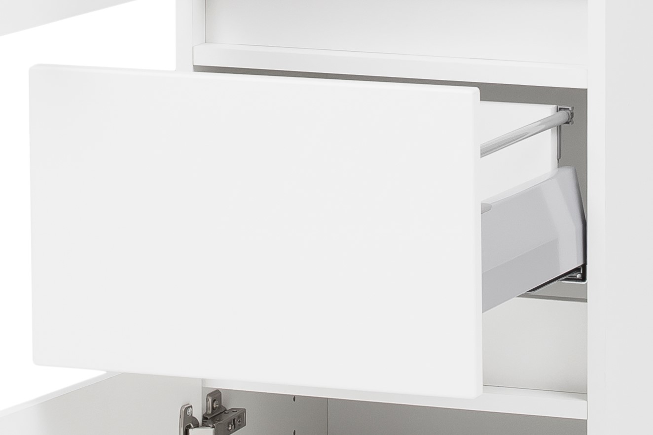 Ensemble salle de bains Kornel 5 à 3 pièces avec vasque blanche - blanc - Image 10