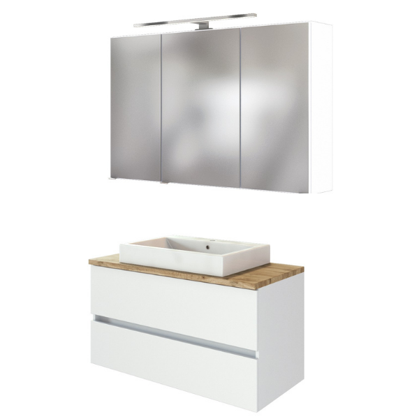 Ensemble salle de bains Pisca 1 - blanc - Image 7