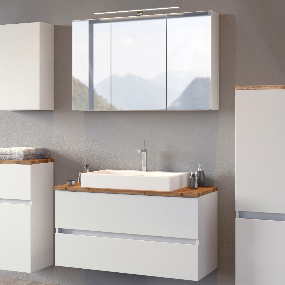 Ensemble salle de bains Pisca 1 - blanc