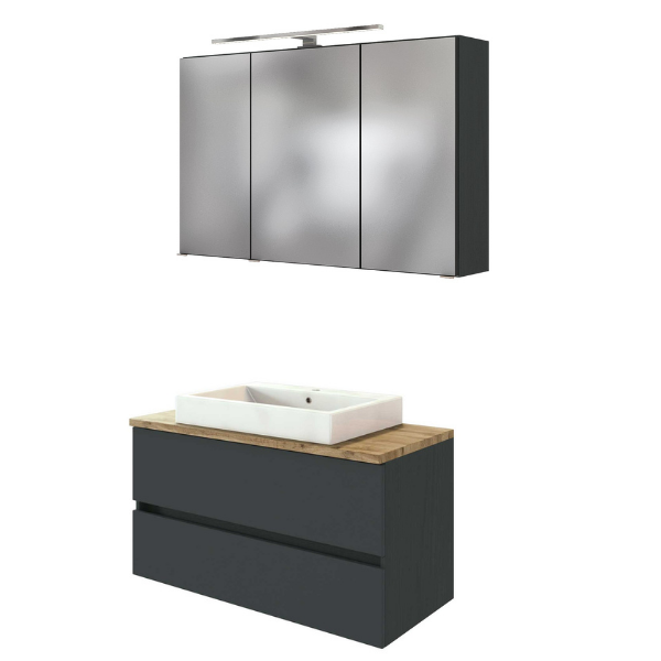 Ensemble salle de bains Pisca 2 - graphite - Image 7