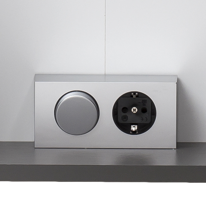 Ensemble salle de bains Stivan 3 pièces avec vasque blanche - chêne gris - Image 8