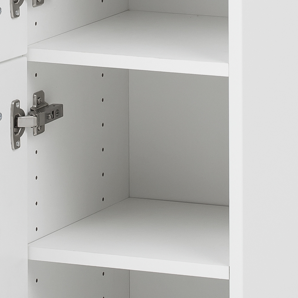 Ensemble salle de bains Stivan 3 pièces avec vasque grise - blanc - Image 5