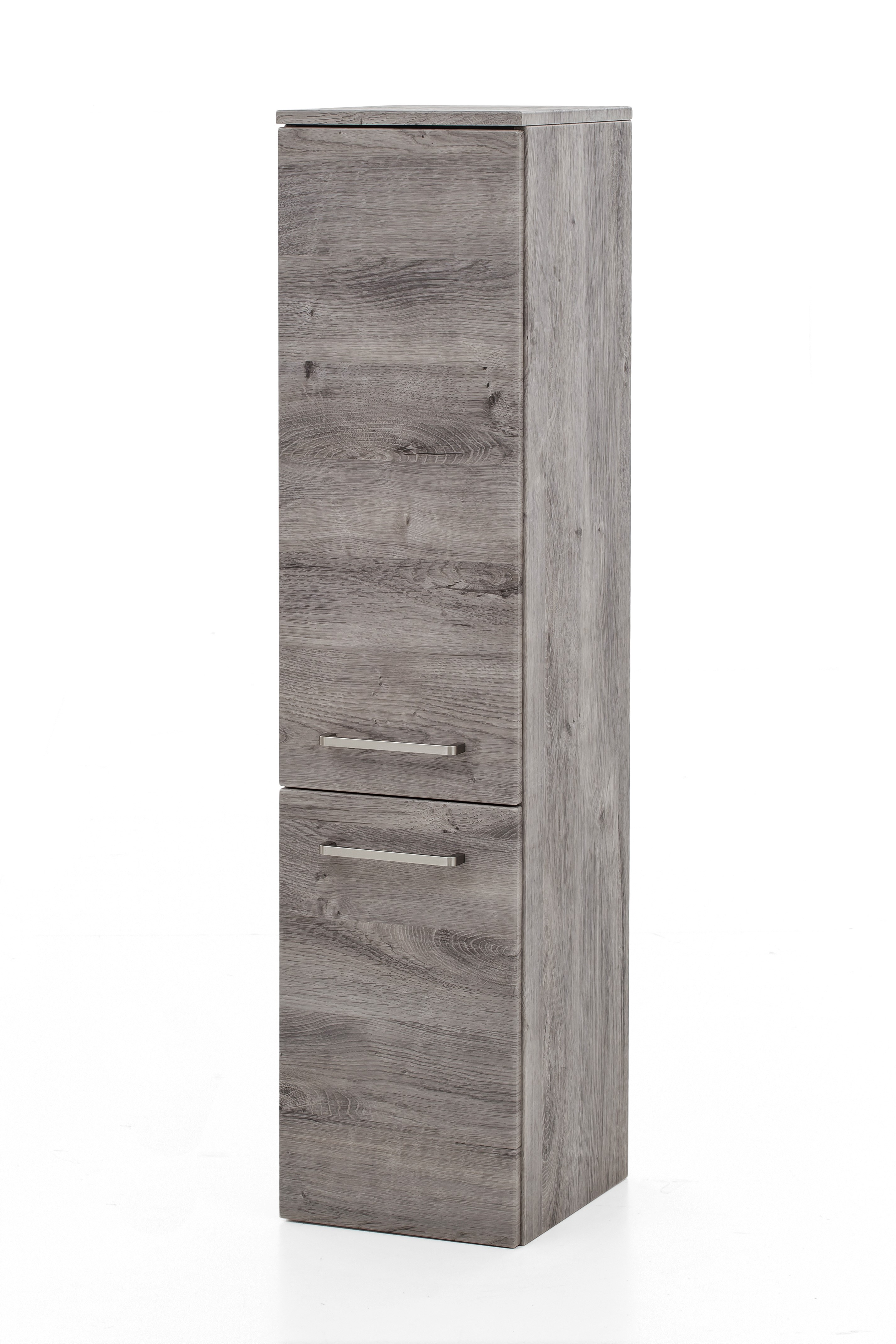 Ensemble salle de bains Stivan 3 pièces avec vasque grise - chêne gris - Image 12