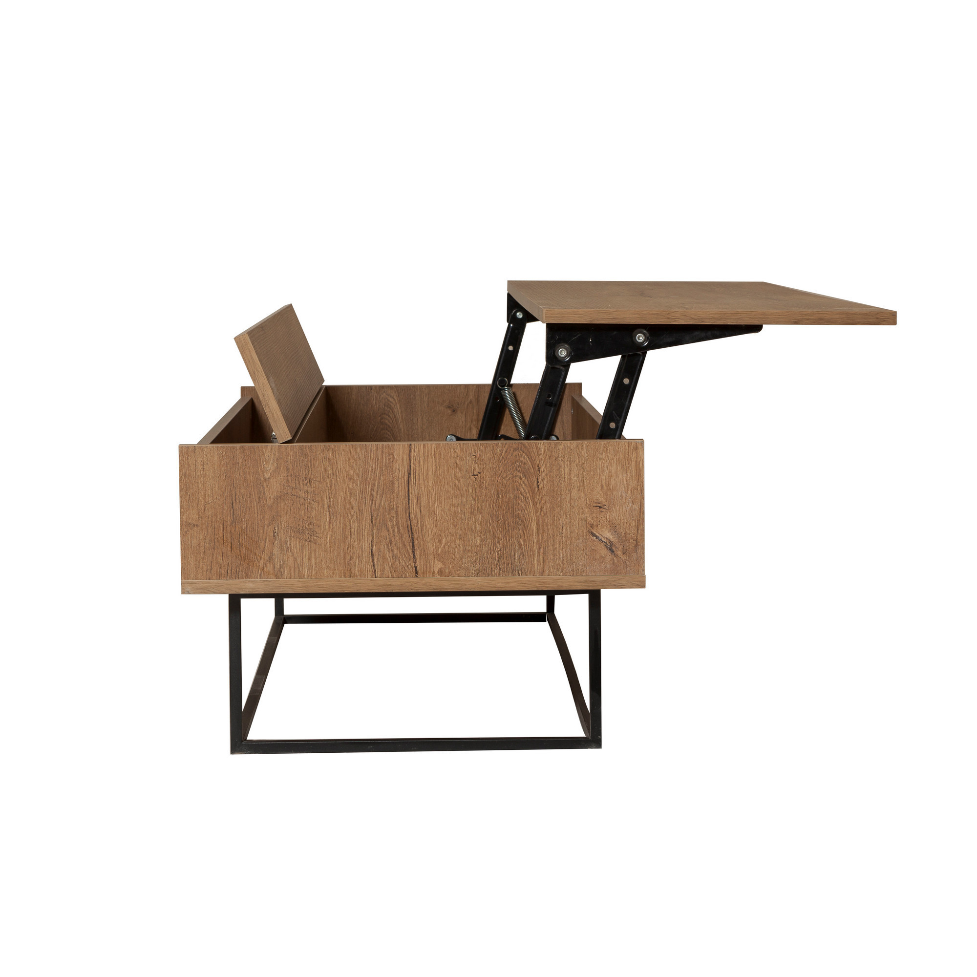 Est Table basse | 100 % MÉLAMINÉ | Noyer, Noir - Image 5