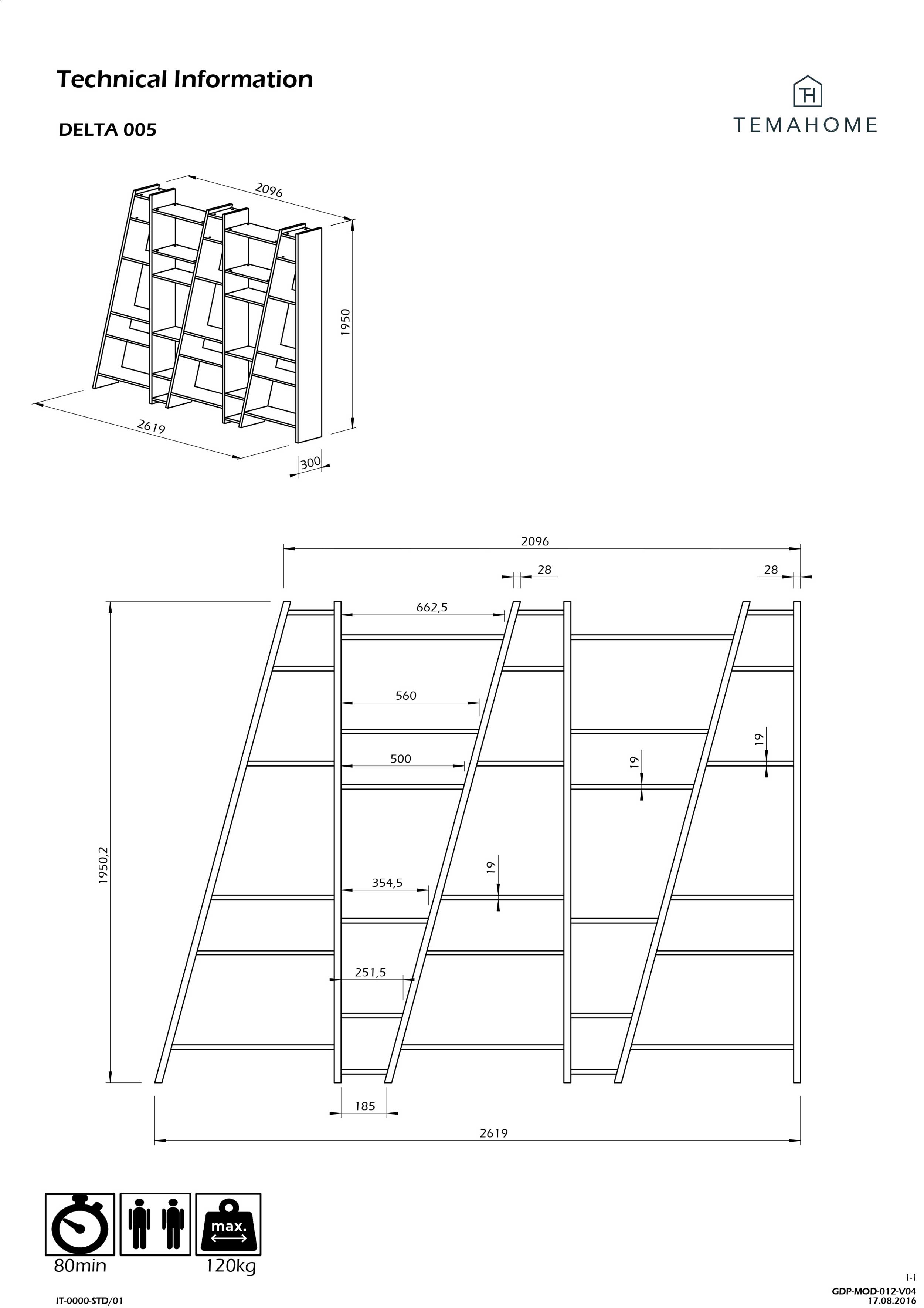 Etagère Dallas 5 - noir - Image 3