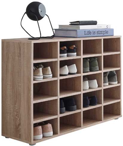 Étagère de rangement Zapa 20 compartiments - chêne - Image 4