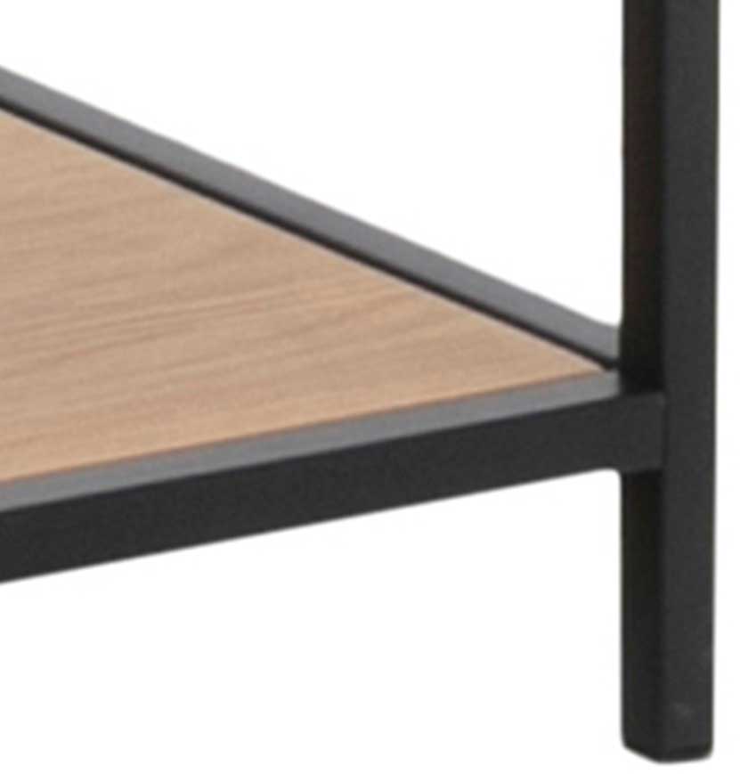 Etagère Dover 114 cm 4 tablettes - noir/chêne sauvage - Image 7