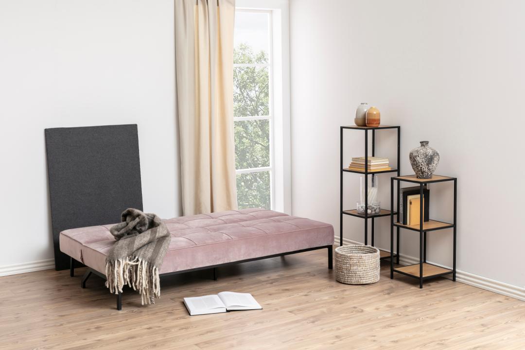 Étagère Dover 37cm, 3 étagères - noir/chêne - Image 4