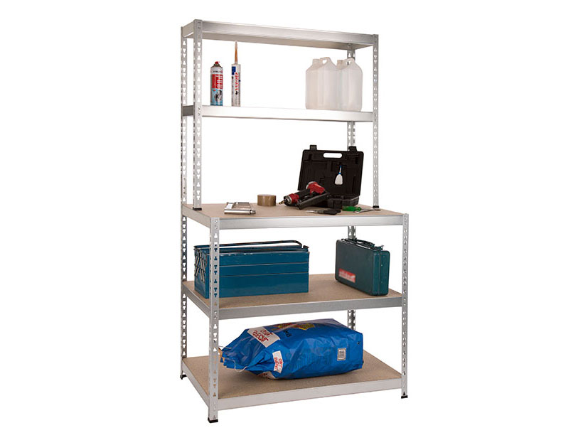 Etagère Heavy Duty avec 2 étagères étroites & 3 étagères larges - Image 3