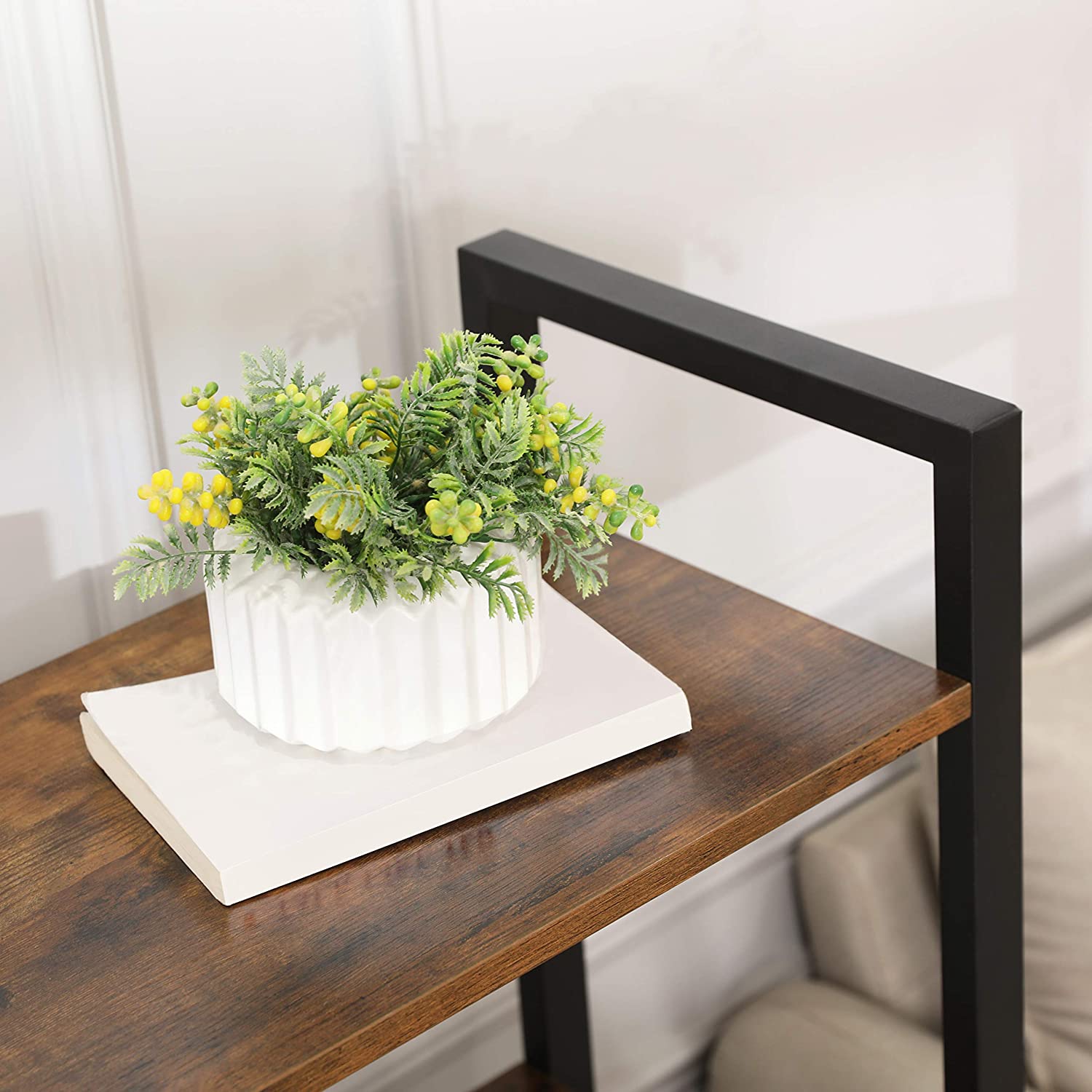 Etagère Julius 4 tablettes - brun/noir - Image 5