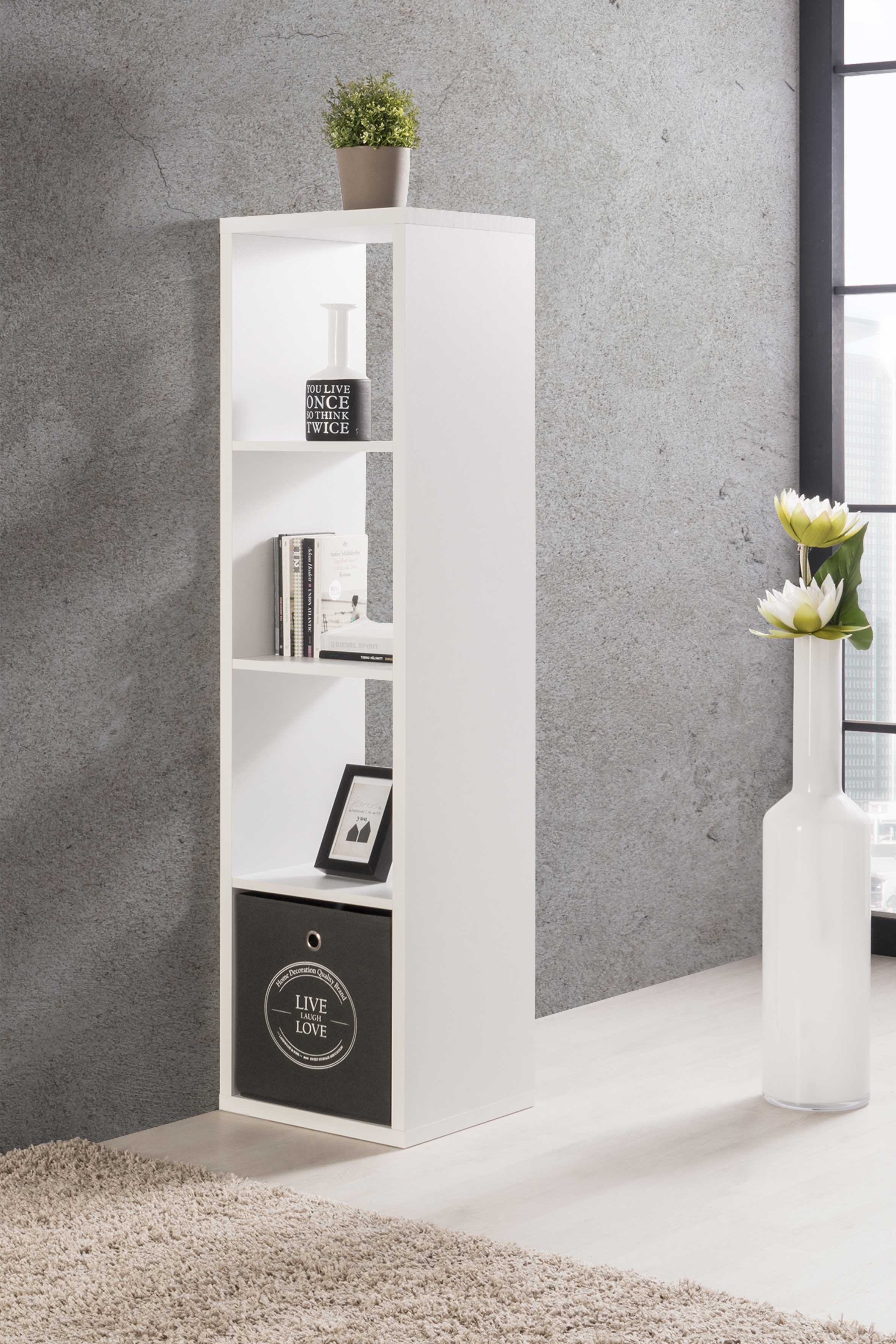 Etagère Max 4 niches - blanc - Image 6