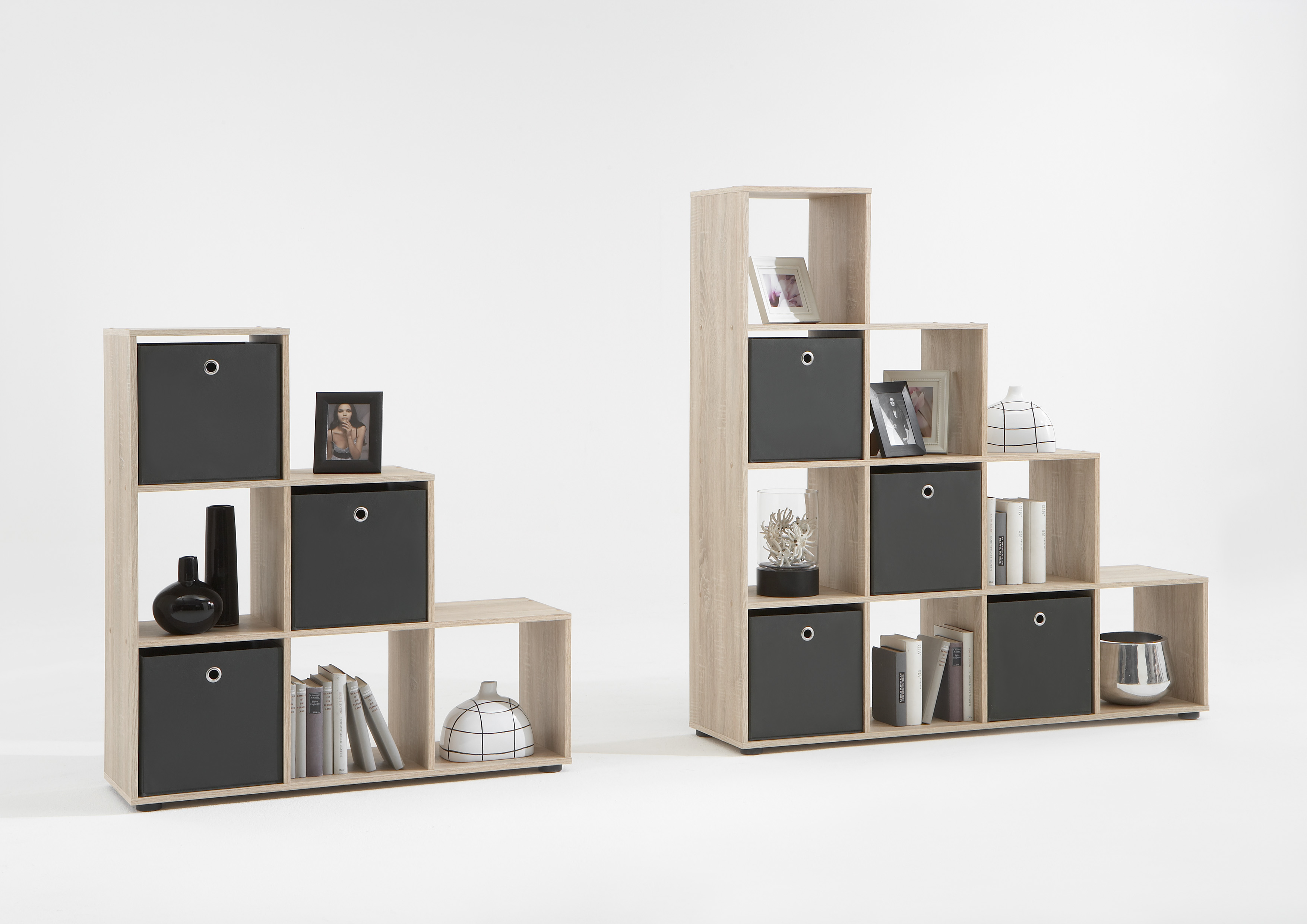 Étagère Méga 6 niches - chêne brun - Image 3