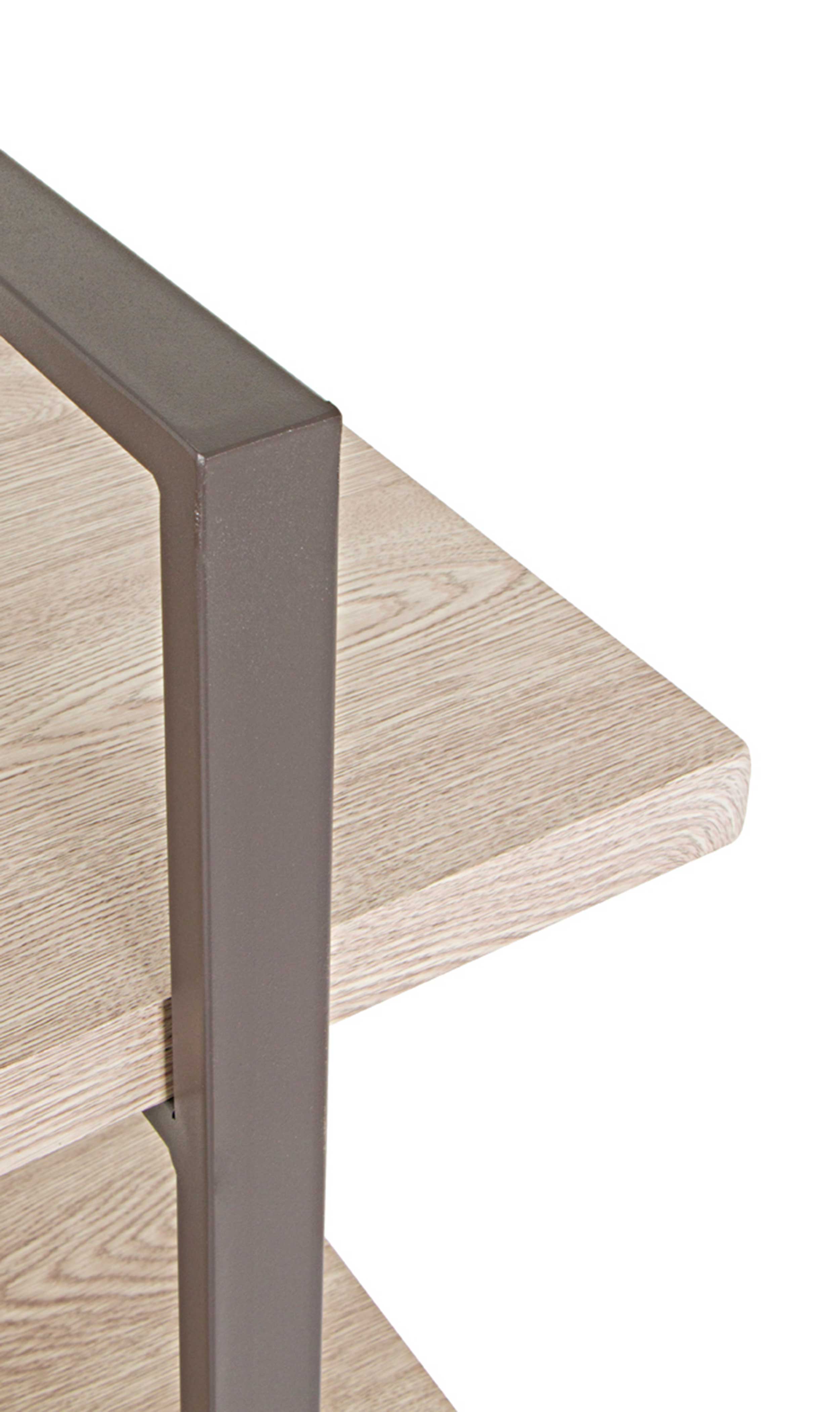 Étagère murale Friso 90cm, 3 planches - brun/décor en chêne - Image 3