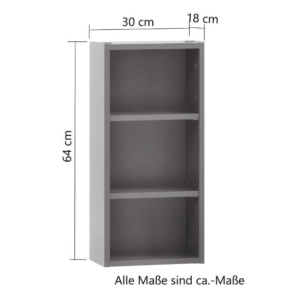 Etagère murale Karan 30cm - anthracite - Image 4
