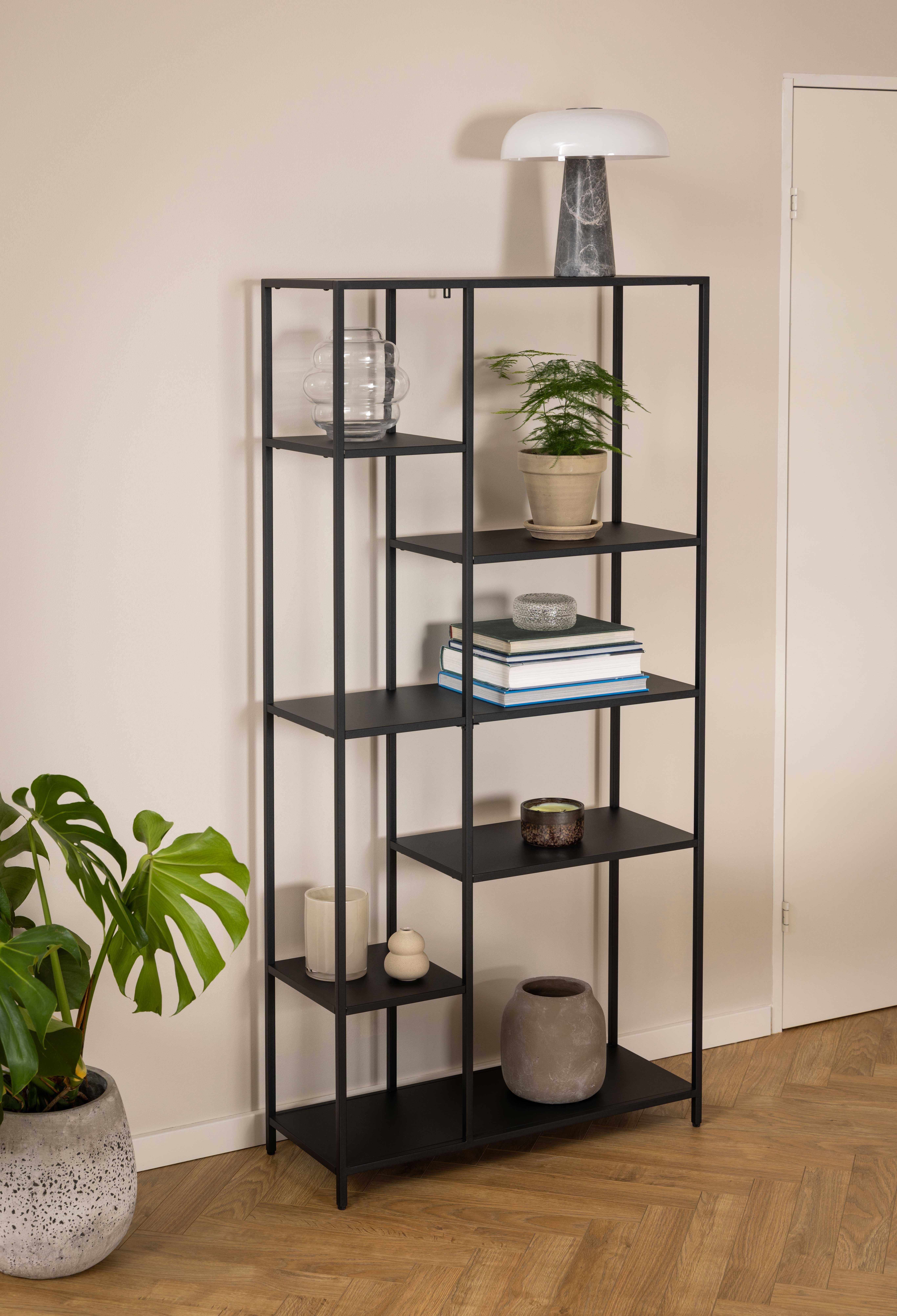 Etagère Nebas 79,5cm 6 tablettes - noir mat - Image 10