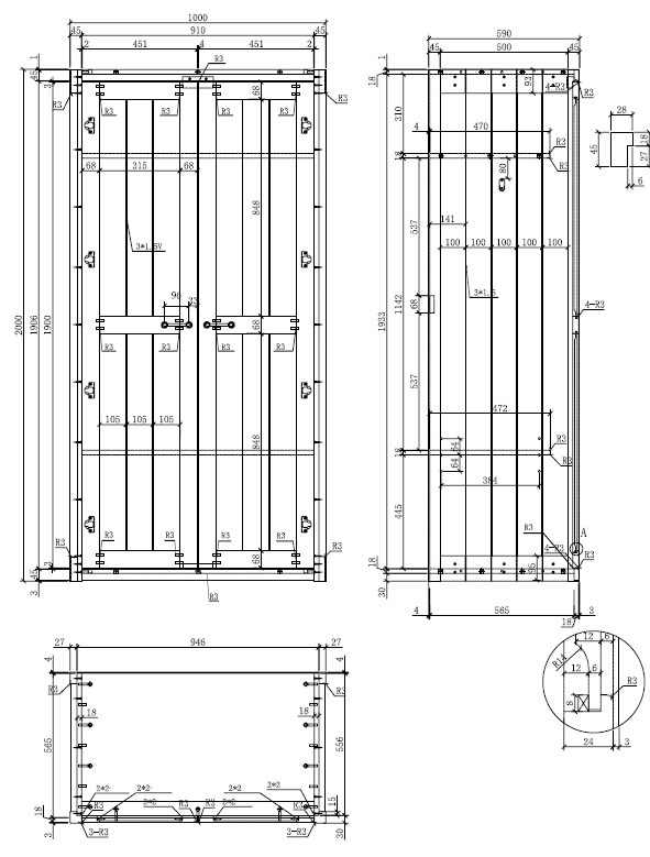 Etagère supplémentaire pour armoire Lewis 2 portes - blanc - Image 2