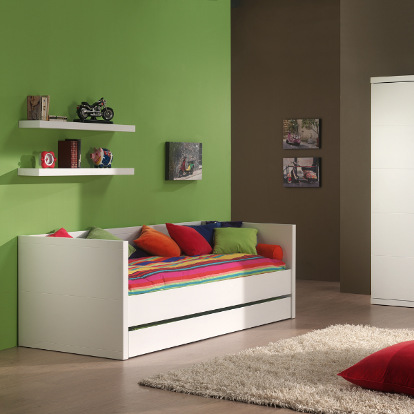 Étagères Lara 100cm - blanc - Image 3