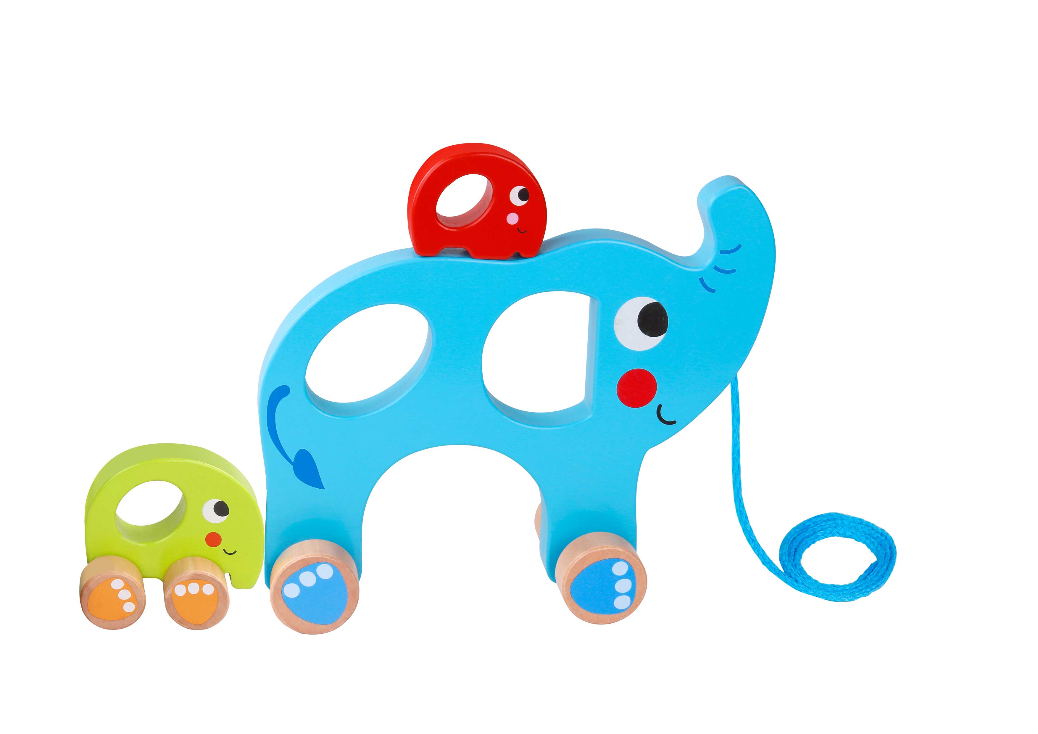 Famille d'éléphants à tracter - Image 2