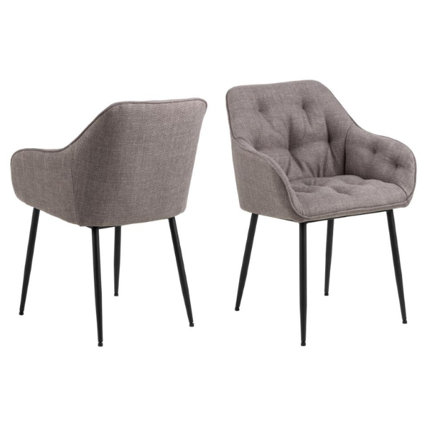 Fauteuil Brooke - gris clair - Image 7