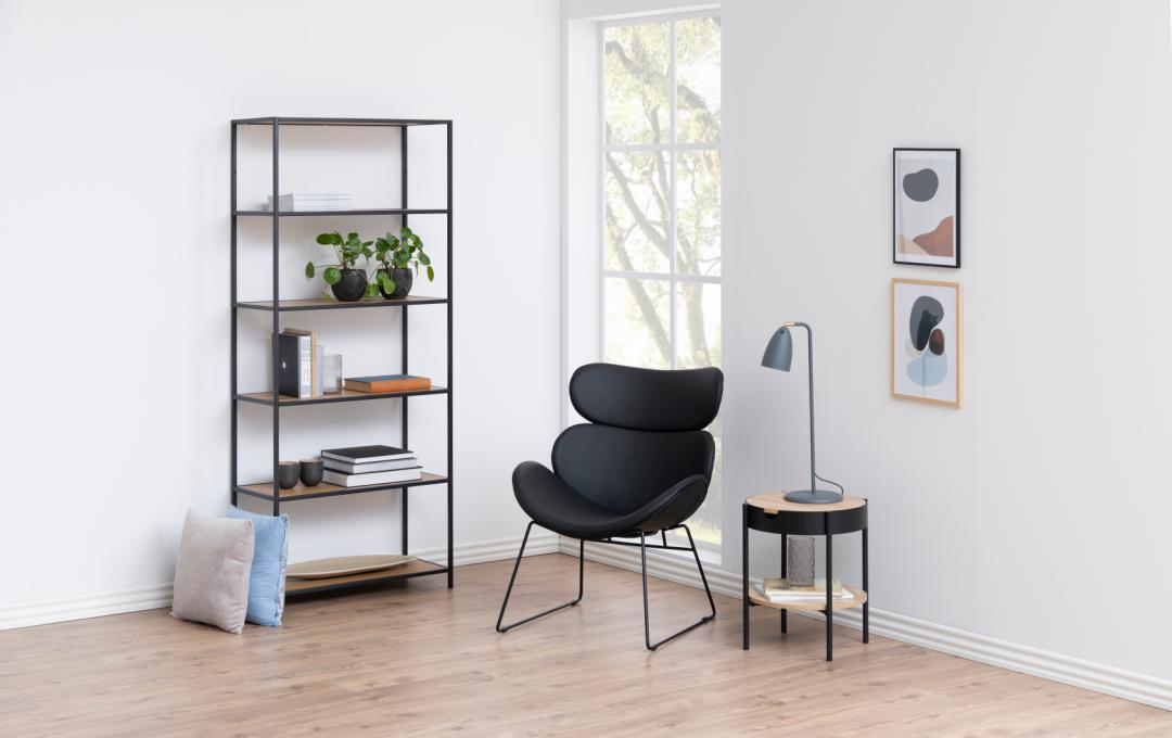 Fauteuil Cazari - noir - Image 2