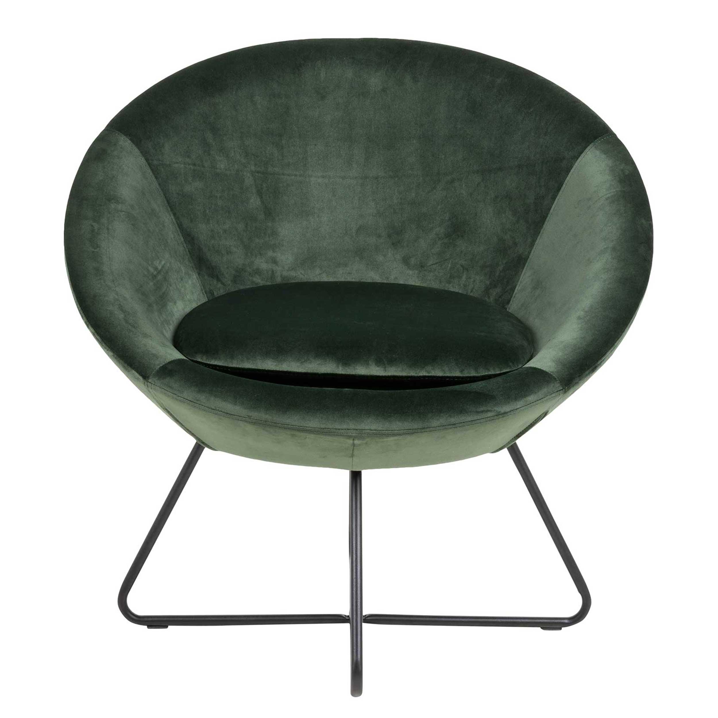 Fauteuil Cezar - vert forêt/noir - Image 3