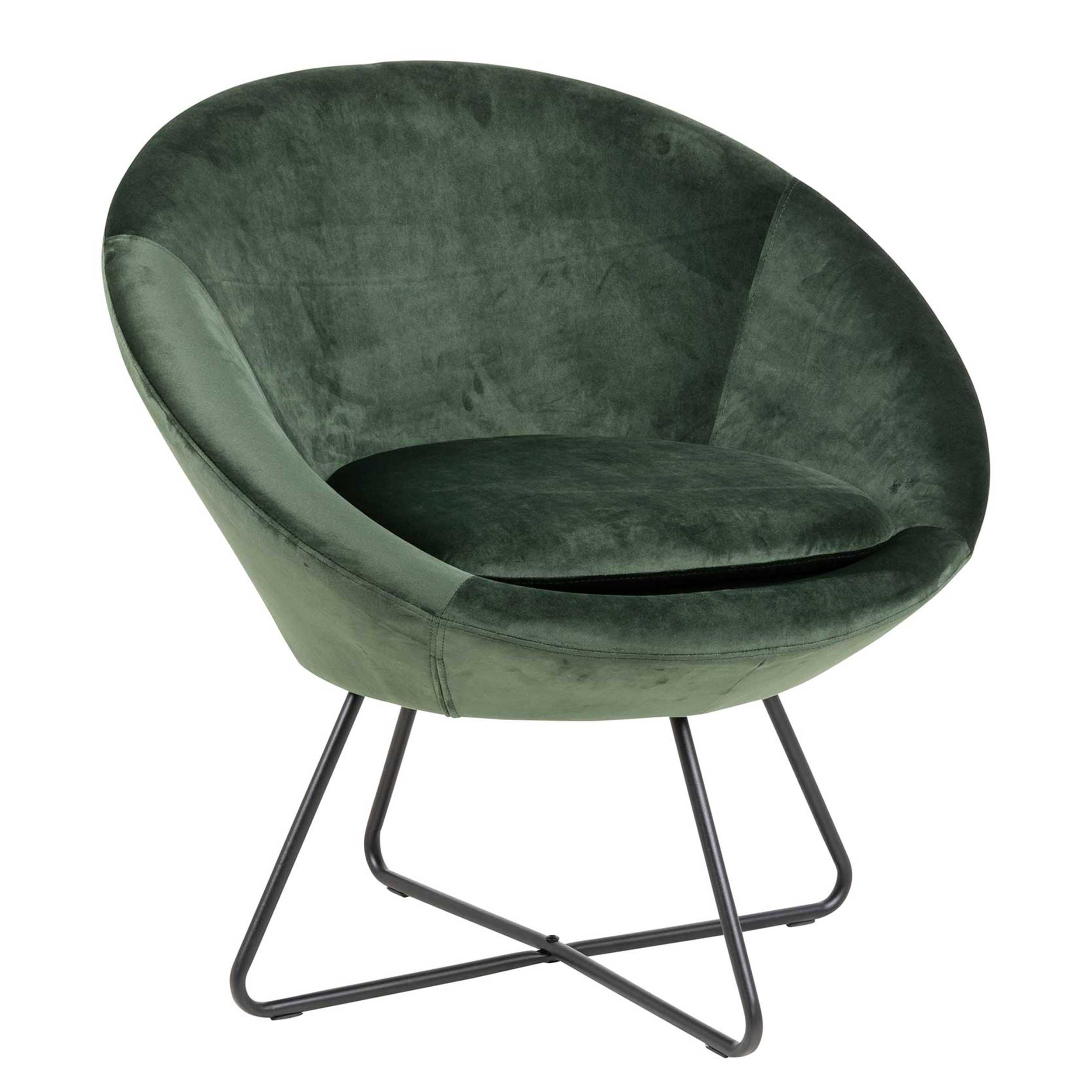 Fauteuil Cezar - vert forêt/noir - Image 4